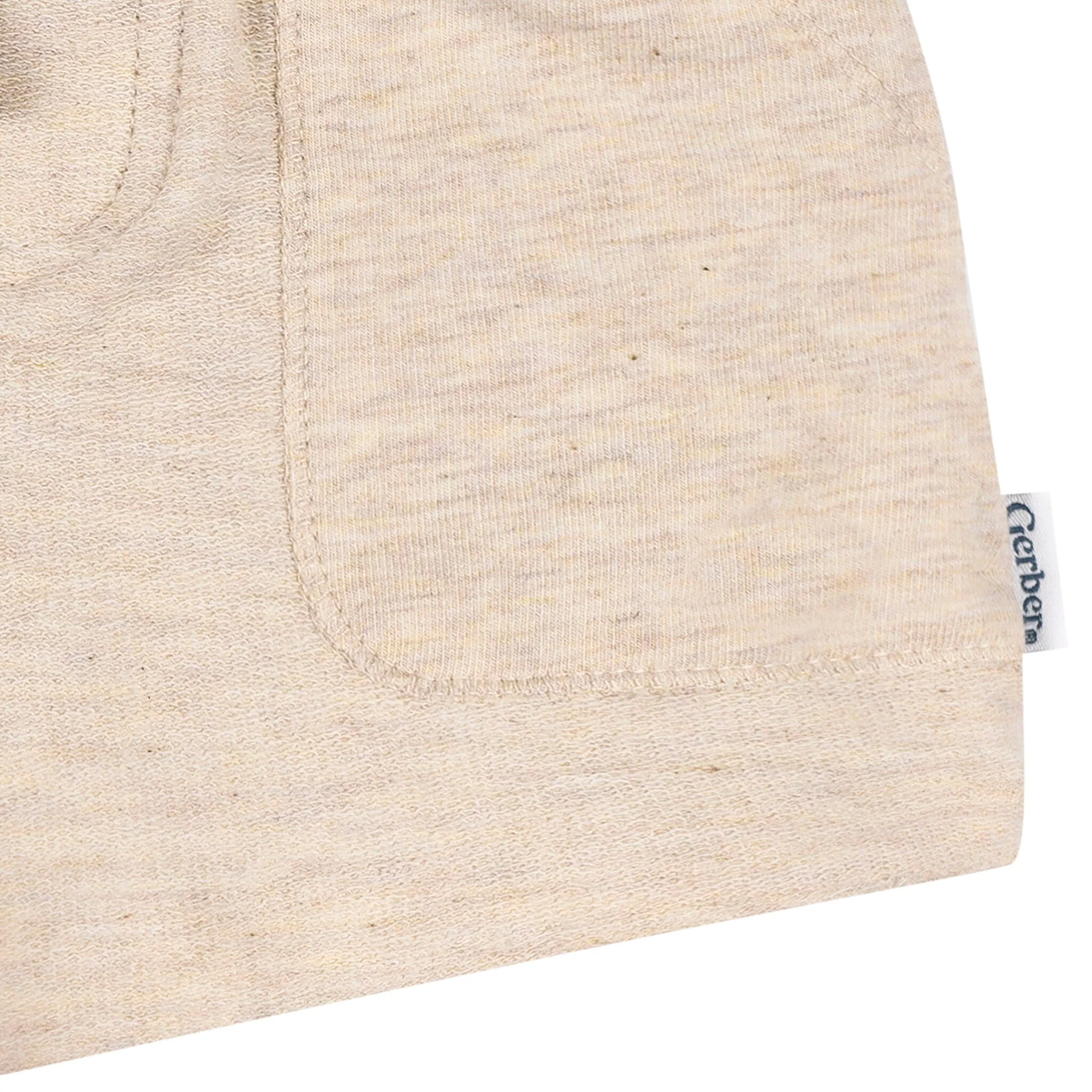 2-Pack Baby & Toddler Boys Green & Tan Knit Shorts - Image 11