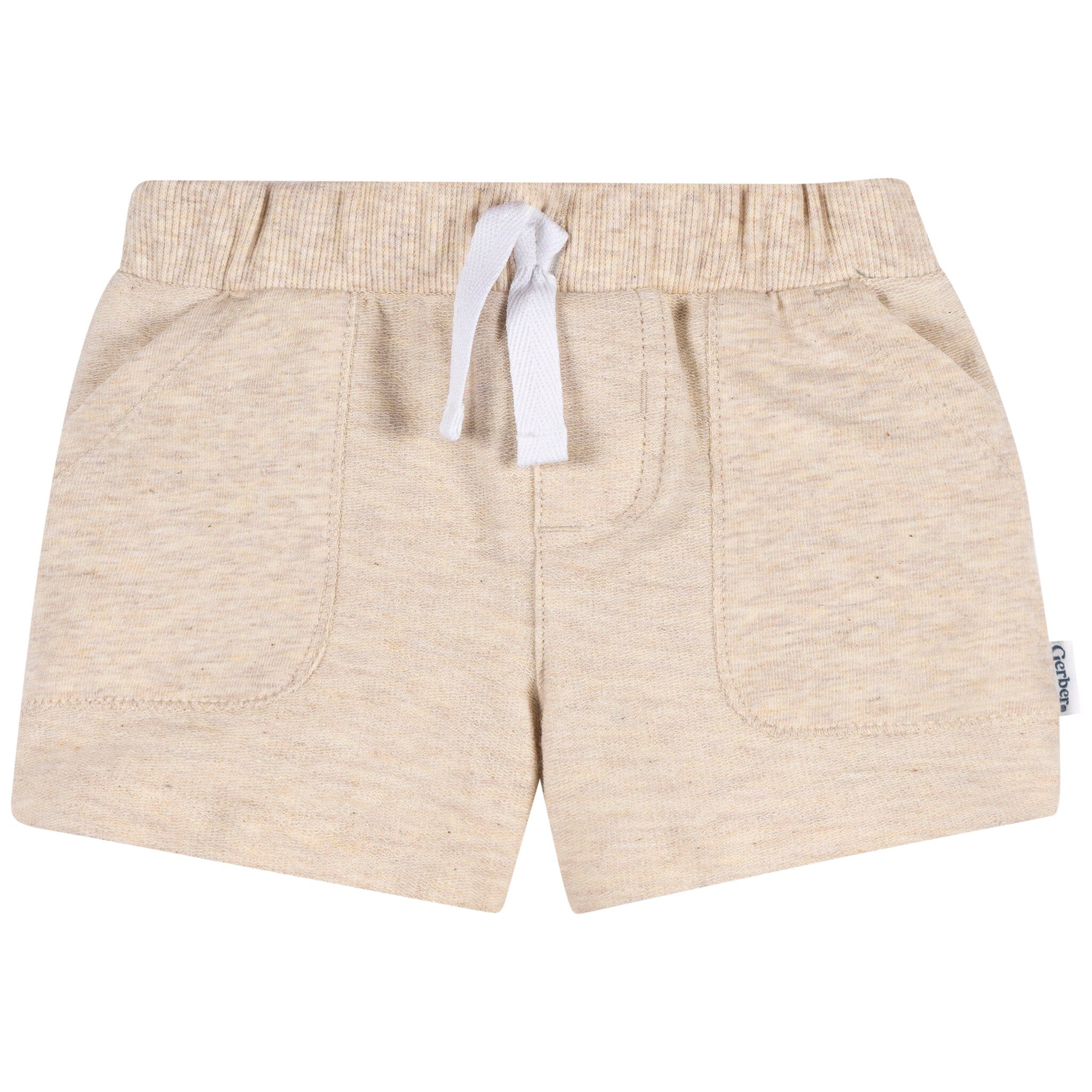 2-Pack Baby & Toddler Boys Green & Tan Knit Shorts - Image 7