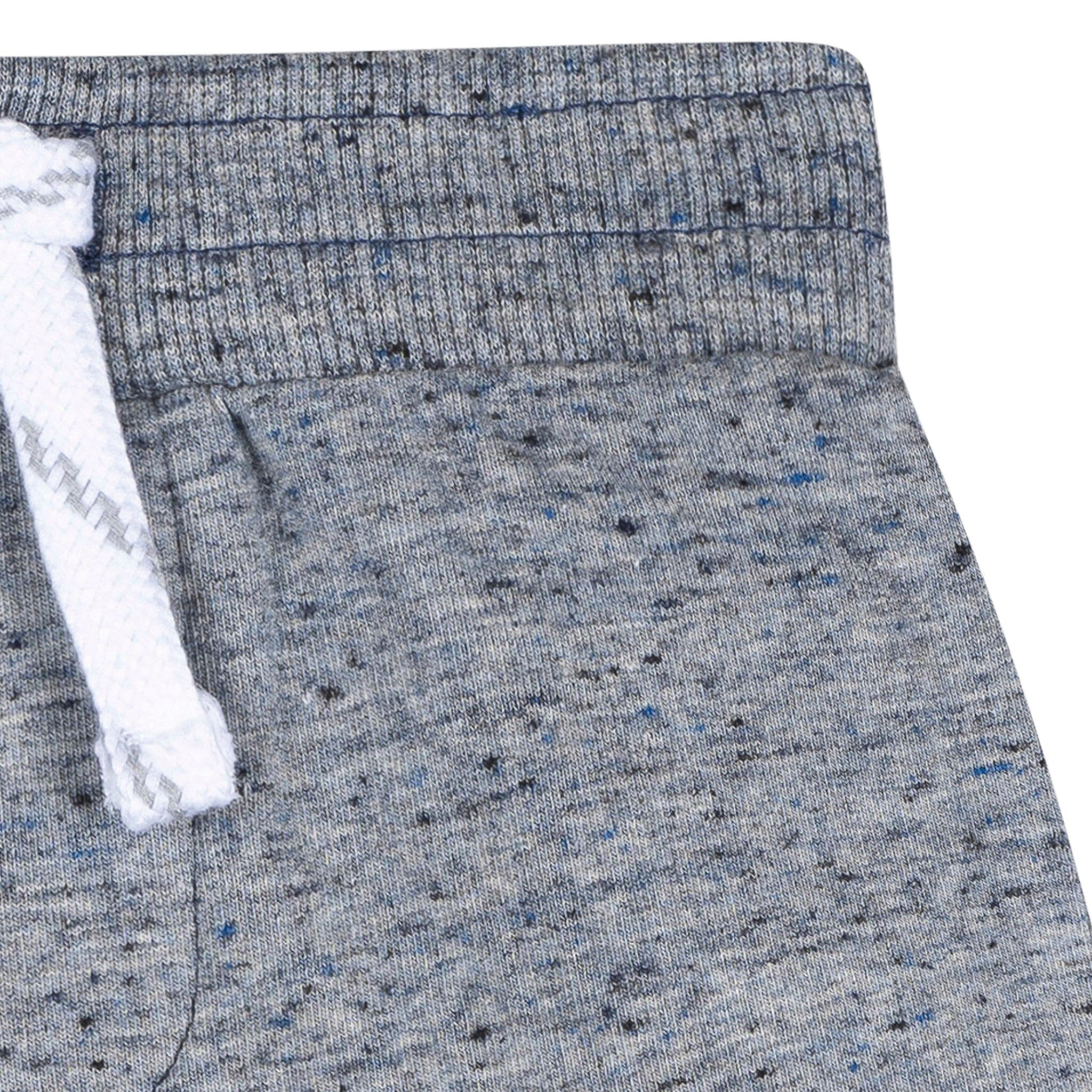 2-Pack Baby & Toddler Boys Blue Raw Edge Knit Shorts - Image 10