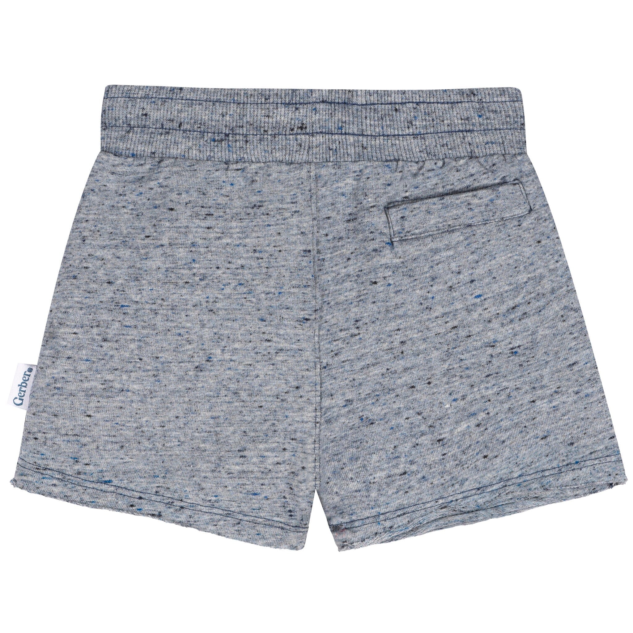 2-Pack Baby & Toddler Boys Blue Raw Edge Knit Shorts - Image 12