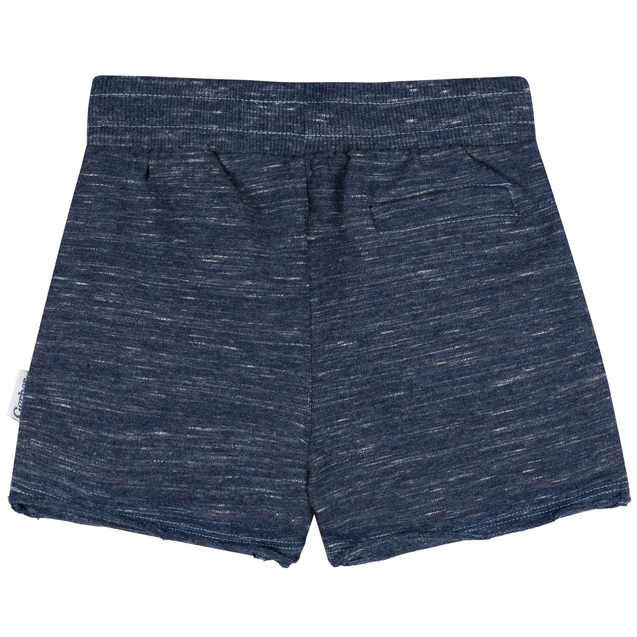 2-Pack Baby & Toddler Boys Blue Raw Edge Knit Shorts - Image 6