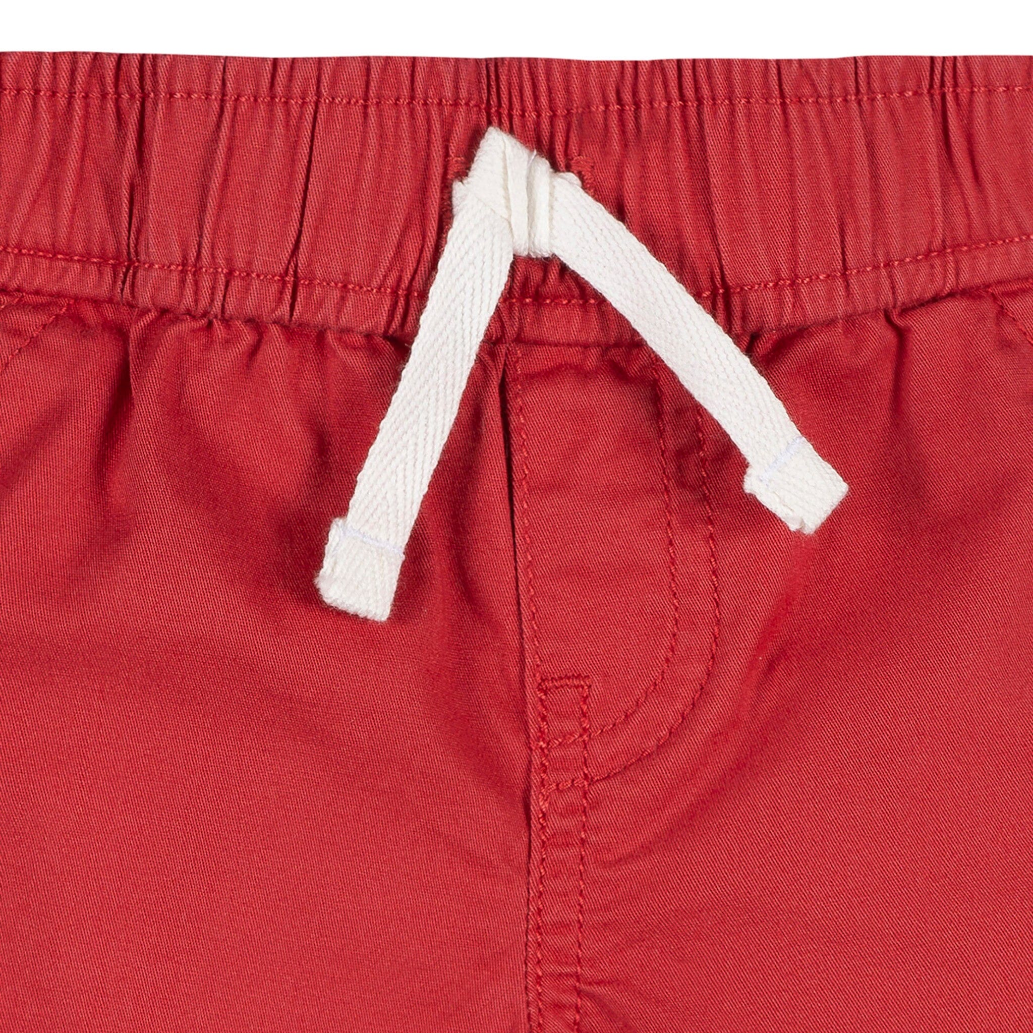 2-Pack Baby & Toddler Boys Blue & Red Twill Shorts - Image 7