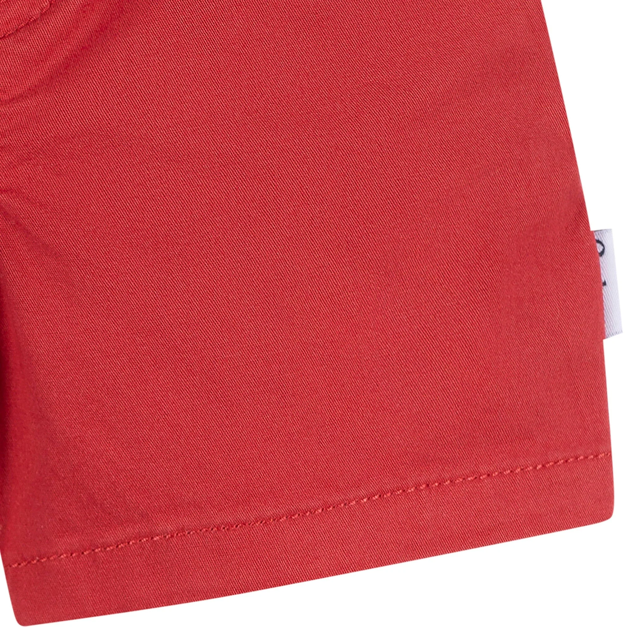 2-Pack Baby & Toddler Boys Blue & Red Twill Shorts - Image 9
