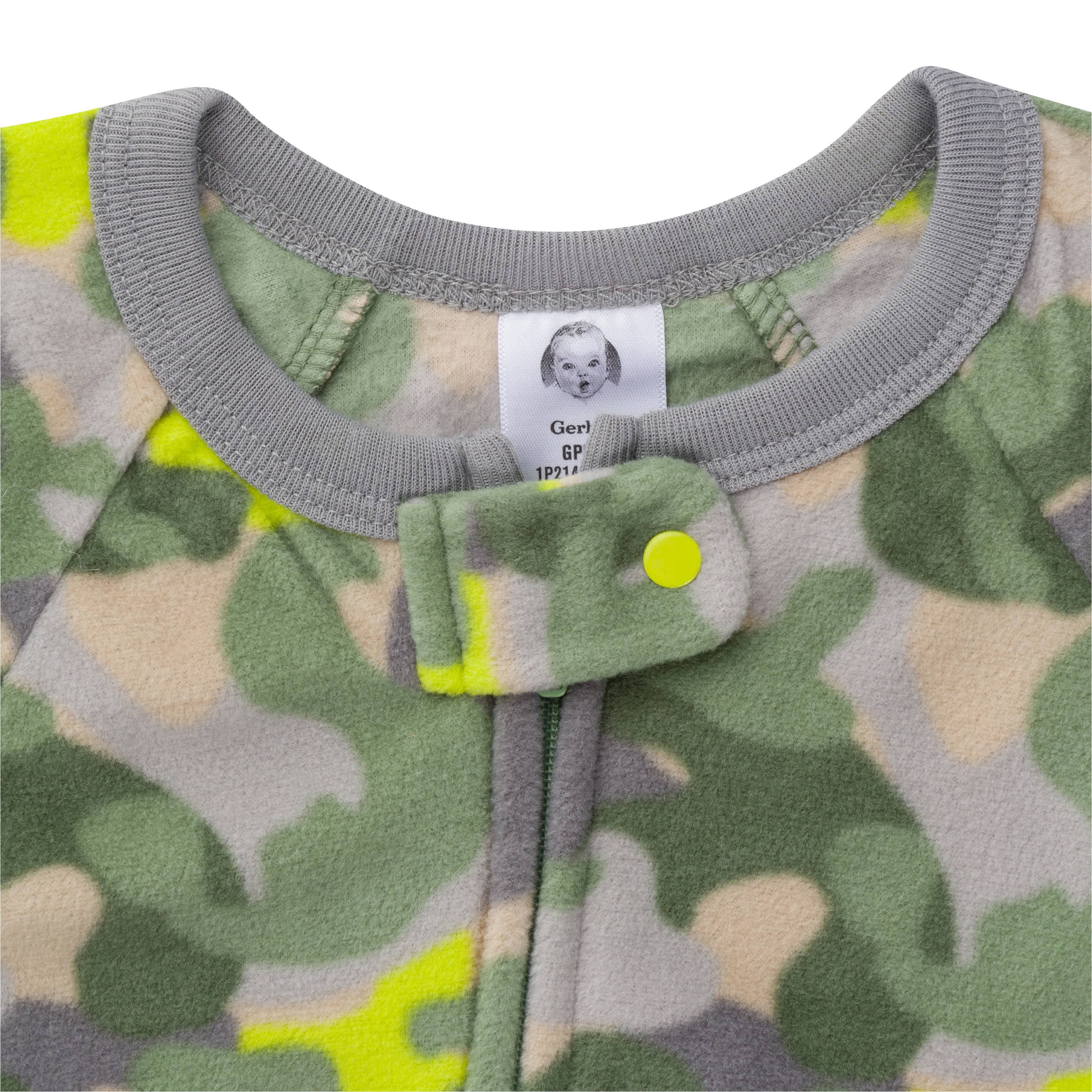 2-Pack Baby & Toddler Boys Camo Fleece Pajamas - Image 3