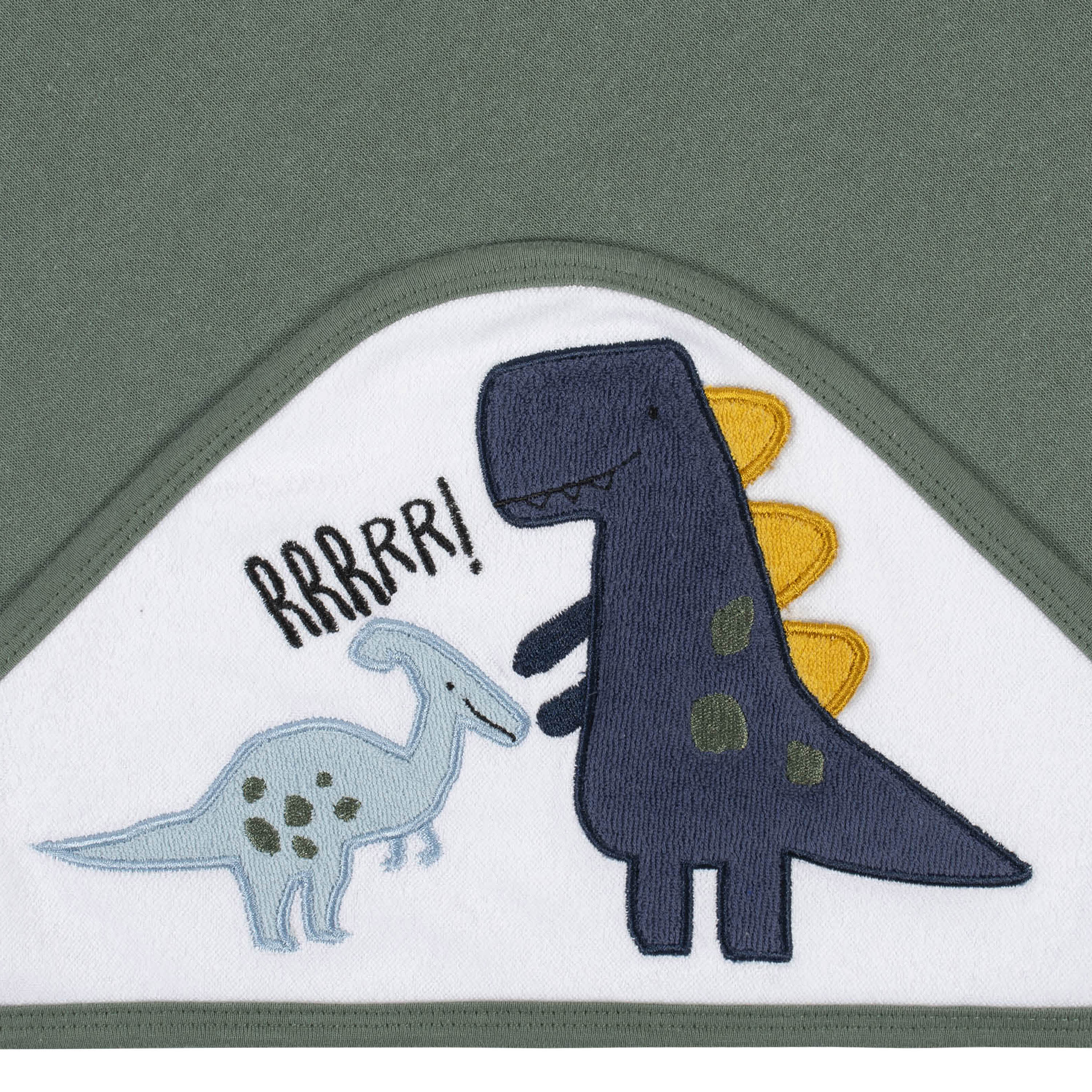 2-Pack Baby Boys Dino Hooded Towels - Image 3