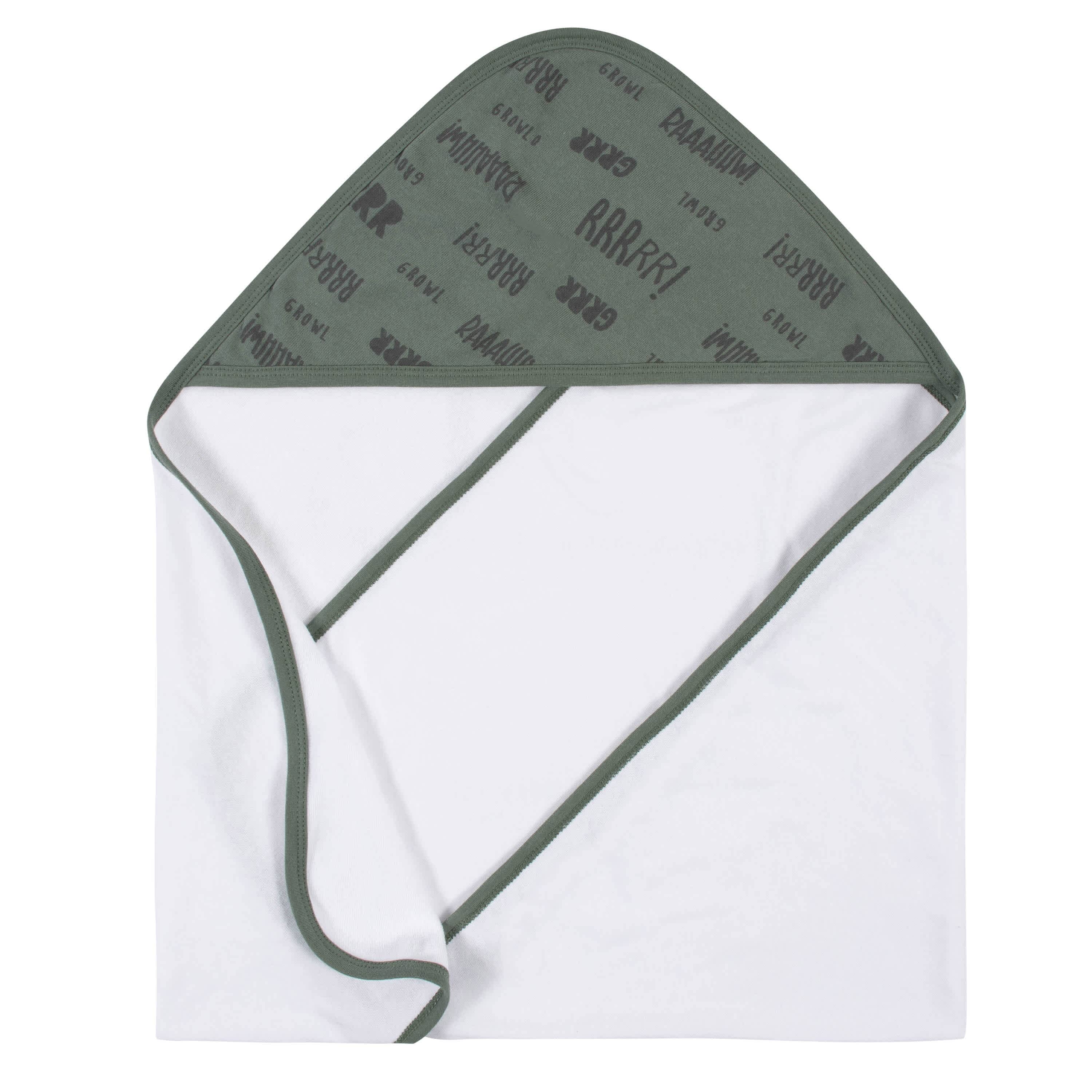 2-Pack Baby Boys Dino Hooded Towels - Image 4