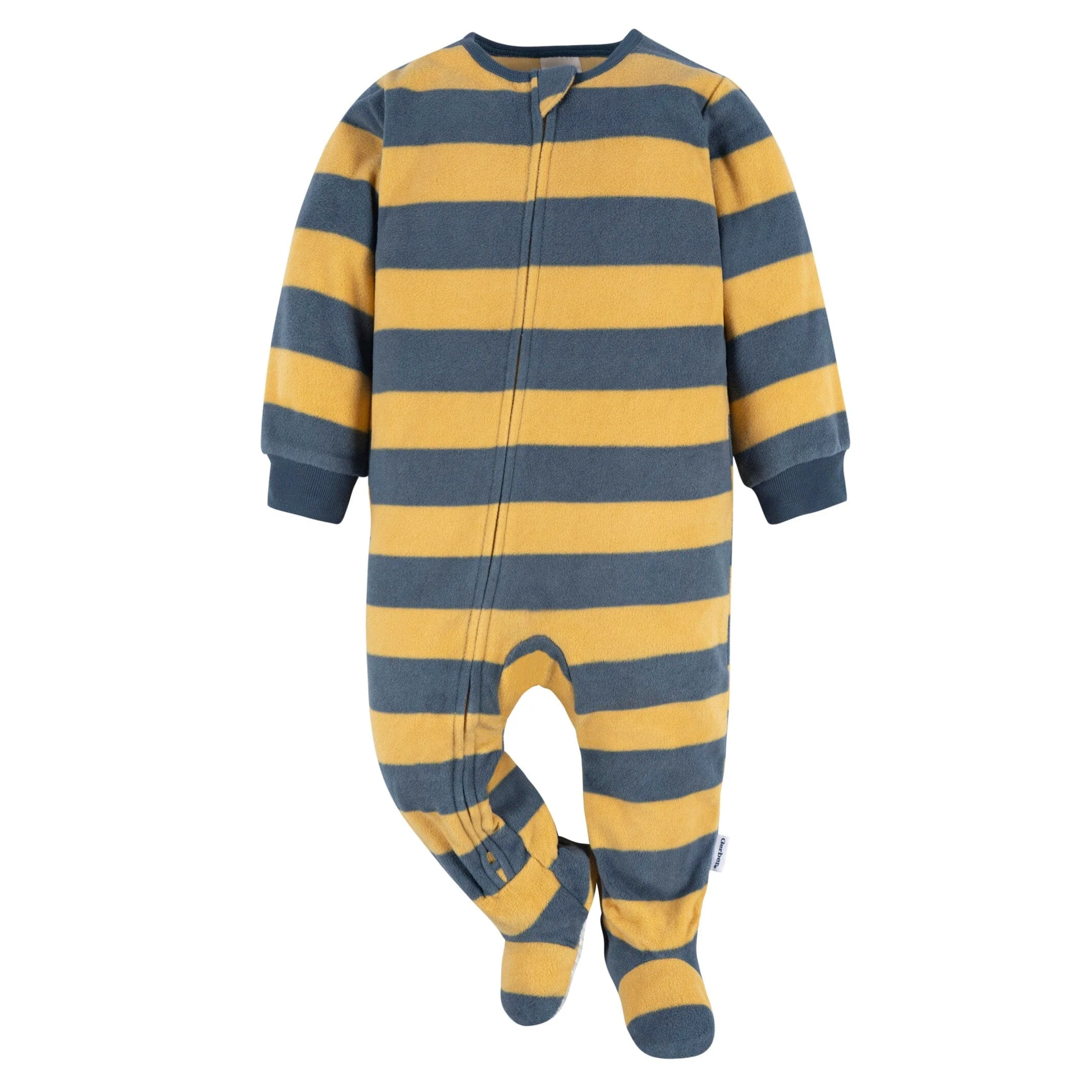 2-Pack Baby & Toddler Boys Dinos & Wide Stripe Fleece Pajamas - Image 5