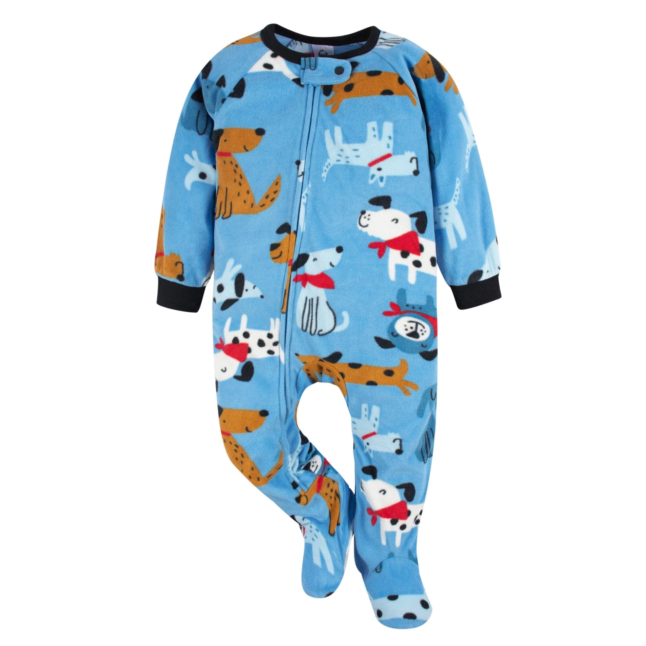 2-Pack Baby & Toddler Boys Dogs Fleece Pajamas - Image 2