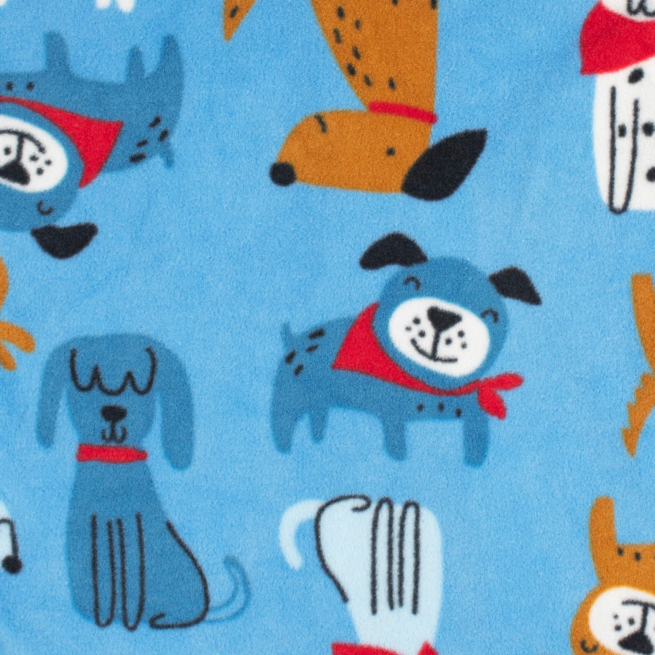 2-Pack Baby & Toddler Boys Dogs Fleece Pajamas - Image 4