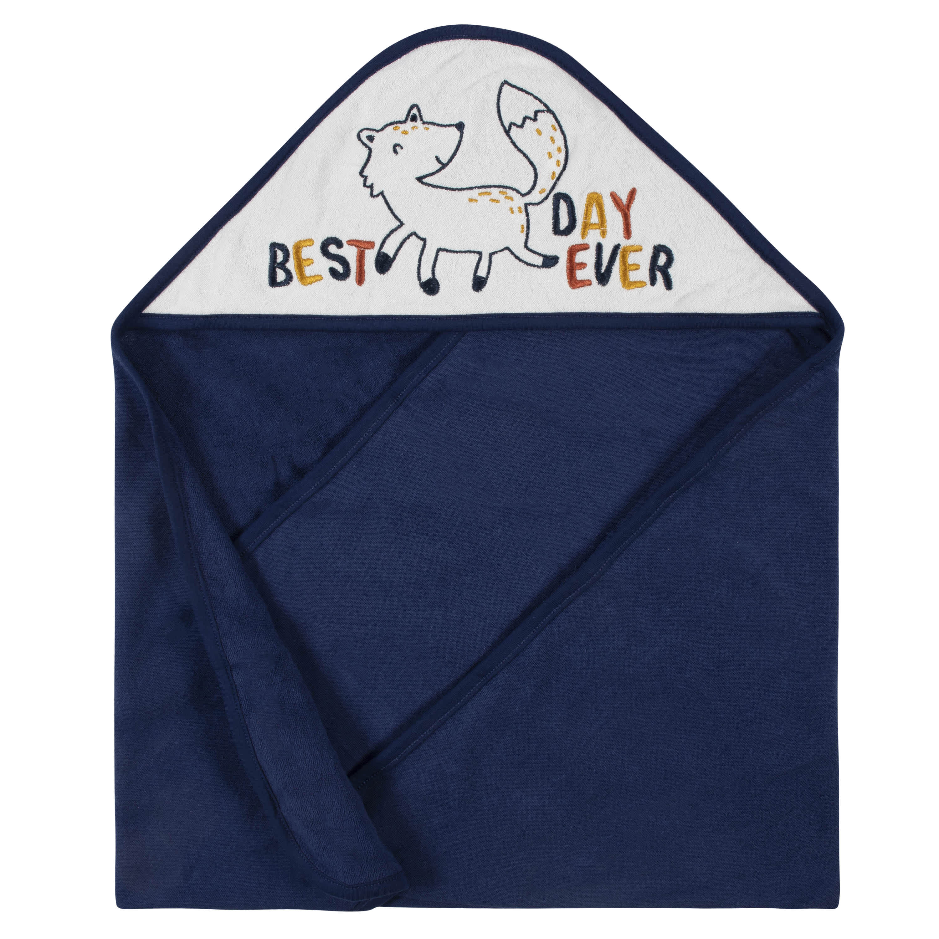 2-Pack Baby Boys Fox Hooded Towels - Image 2
