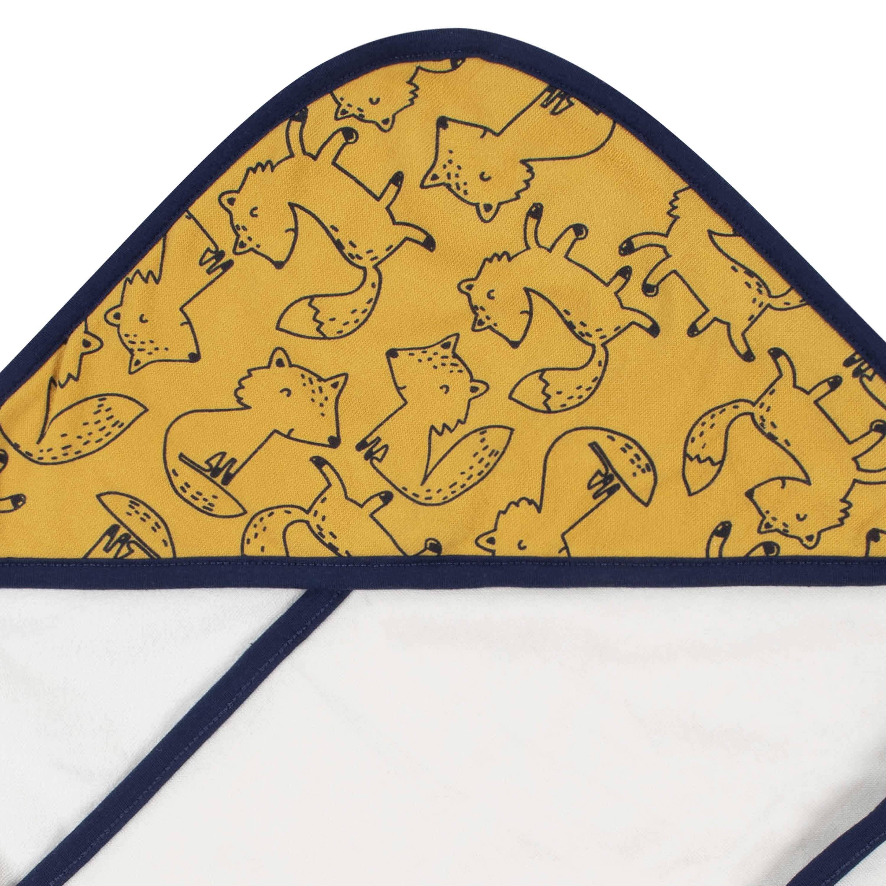 2-Pack Baby Boys Fox Hooded Towels - Image 5