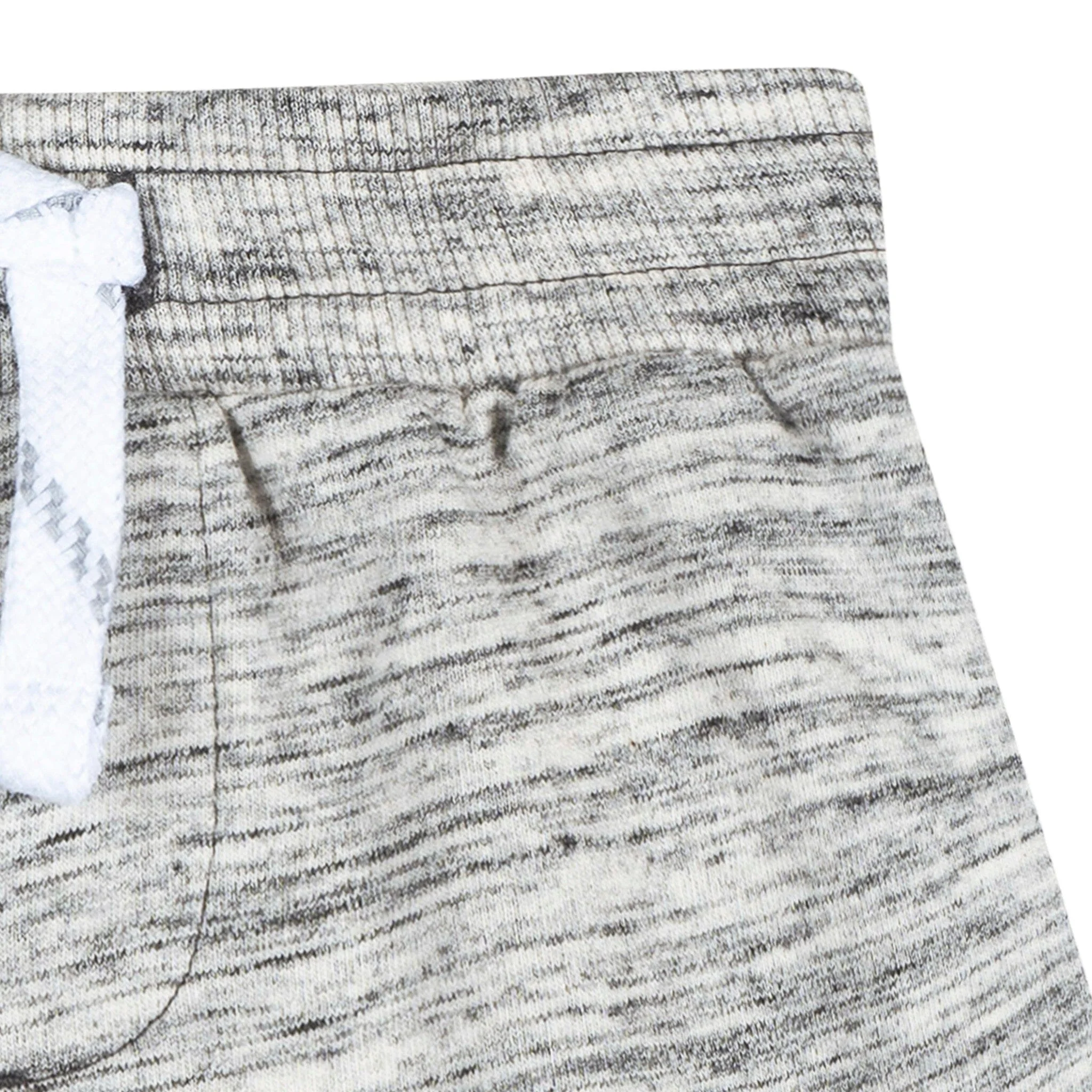 2-Pack Baby & Toddler Boys Gray Raw Edge Knit Shorts - Image 10
