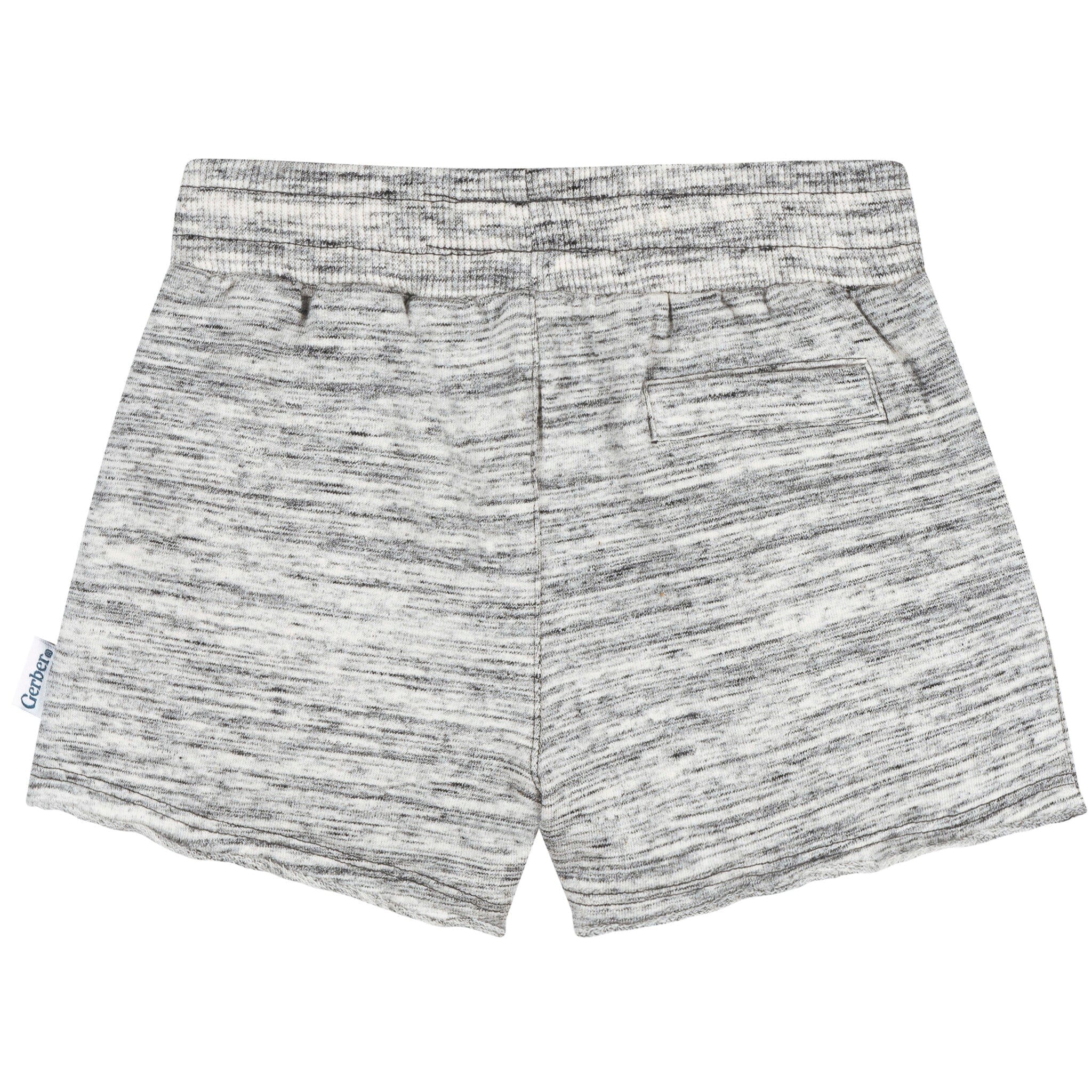 2-Pack Baby & Toddler Boys Gray Raw Edge Knit Shorts - Image 12
