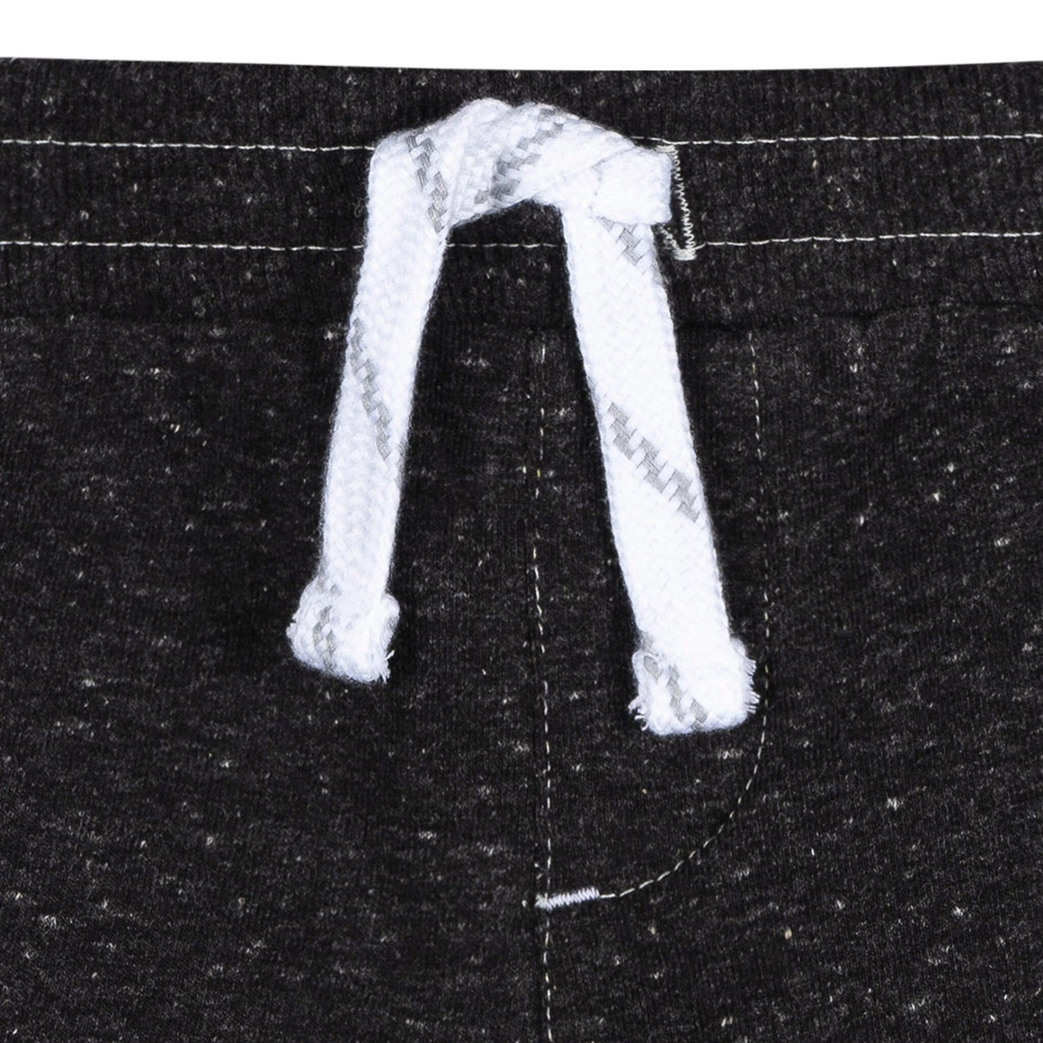 2-Pack Baby & Toddler Boys Gray Raw Edge Knit Shorts - Image 3