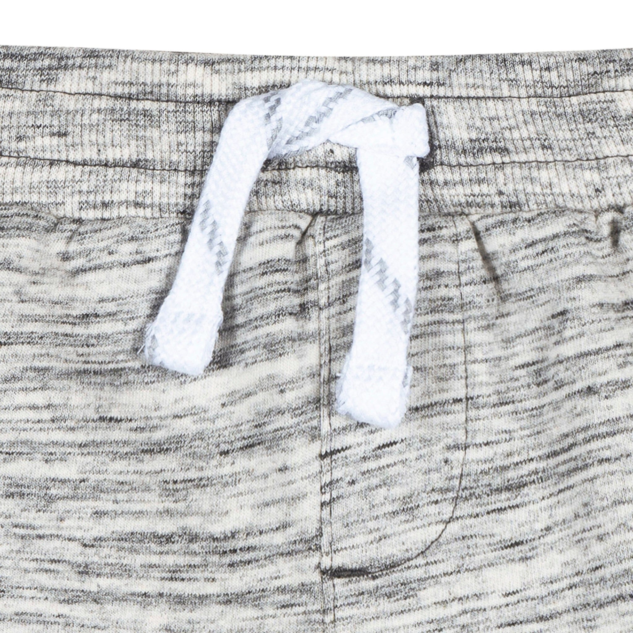 2-Pack Baby & Toddler Boys Gray Raw Edge Knit Shorts - Image 9