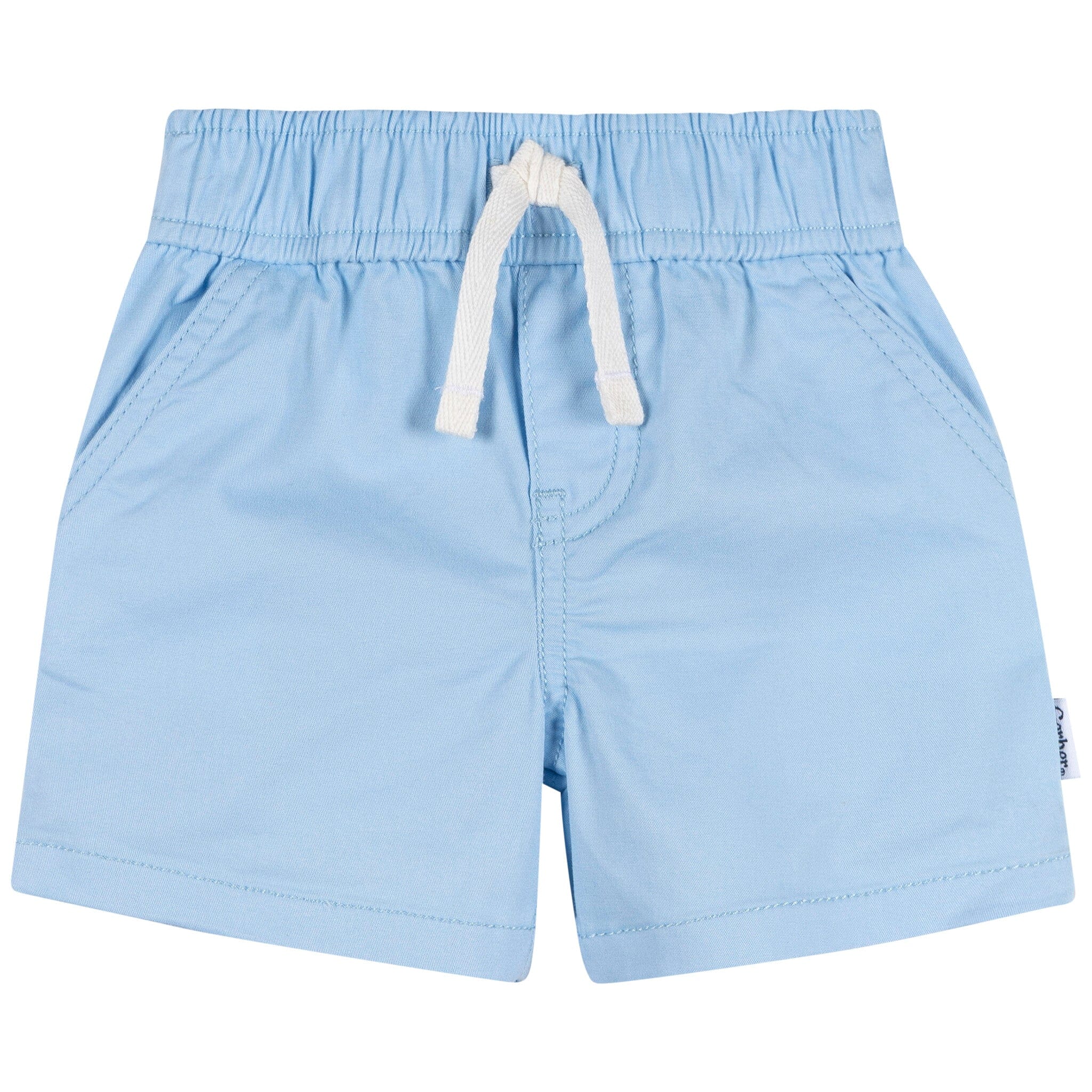 2-Pack Baby & Toddler Boys Green & Blue Twill Shorts - Image 2