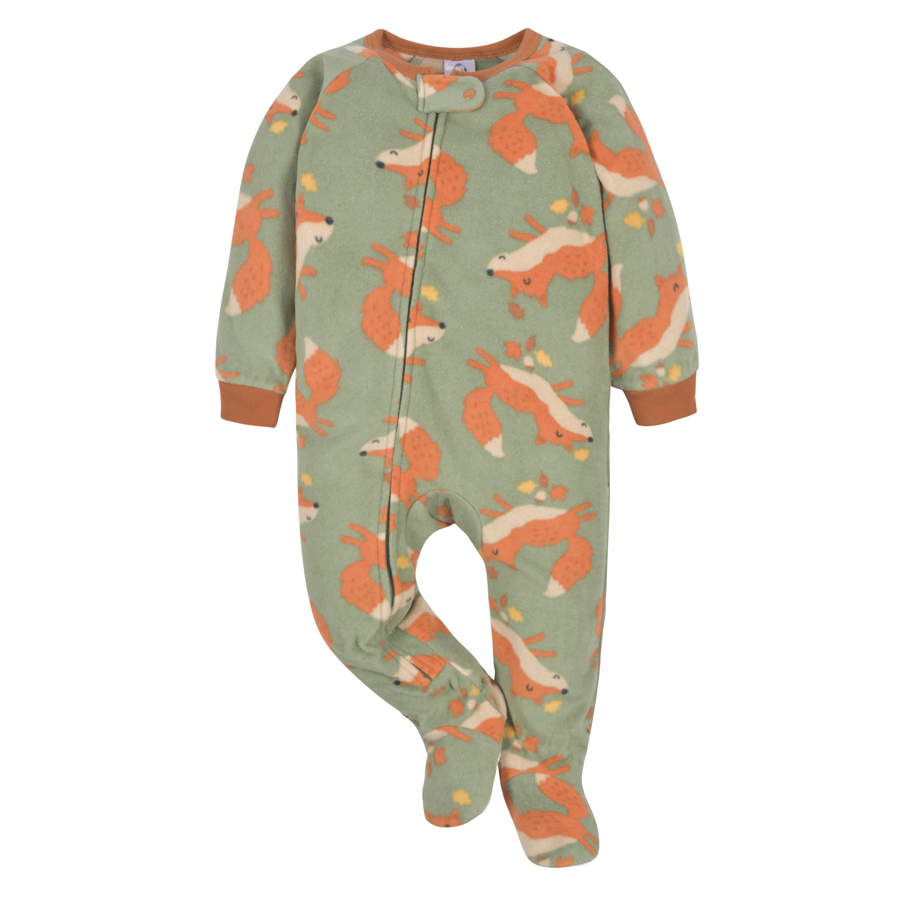 2-Pack Toddler Boys Green Fox Fleece Pajamas, 5T - Image 5