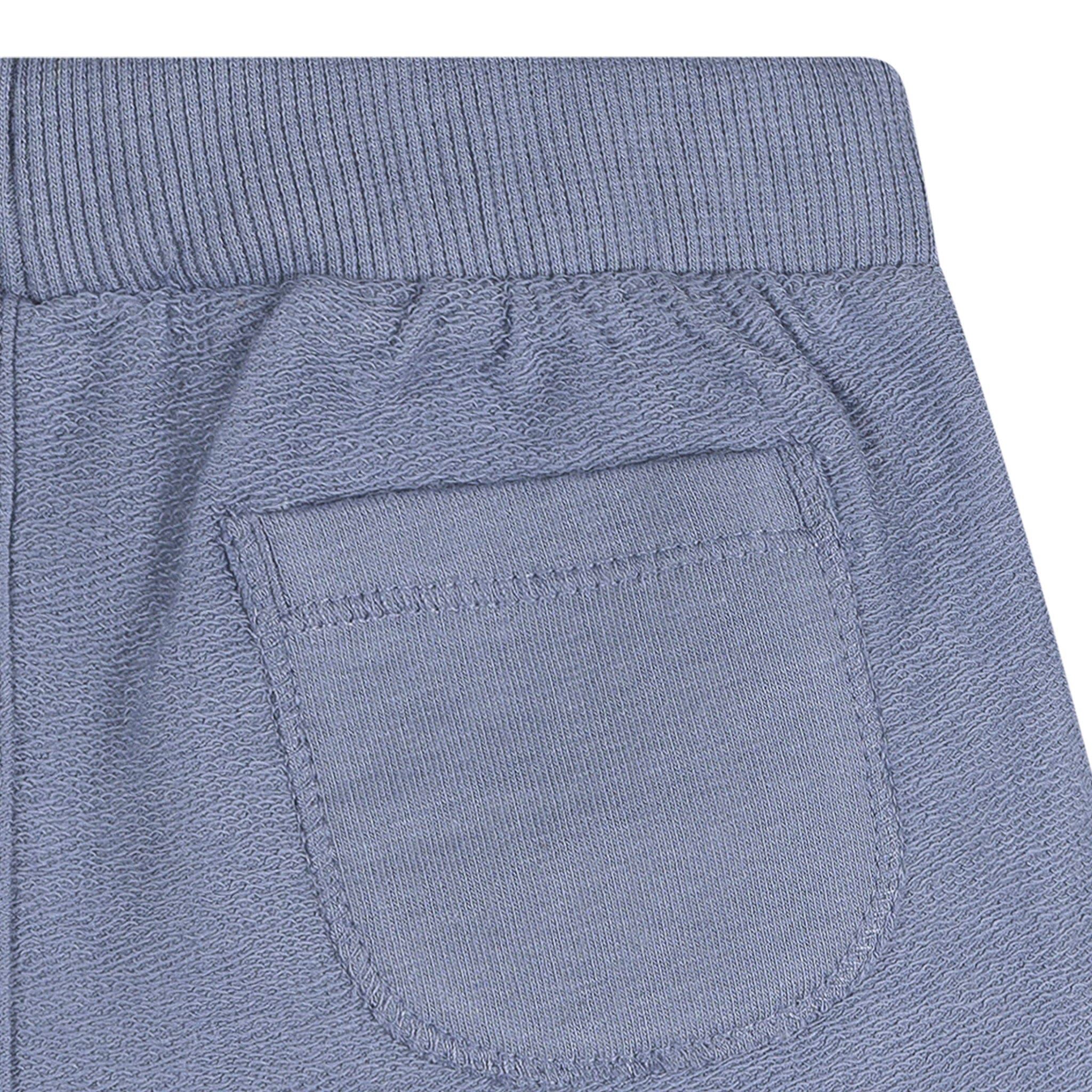 2-Pack Baby & Toddler Boys Blue & Gray  Knit Shorts - Image 7