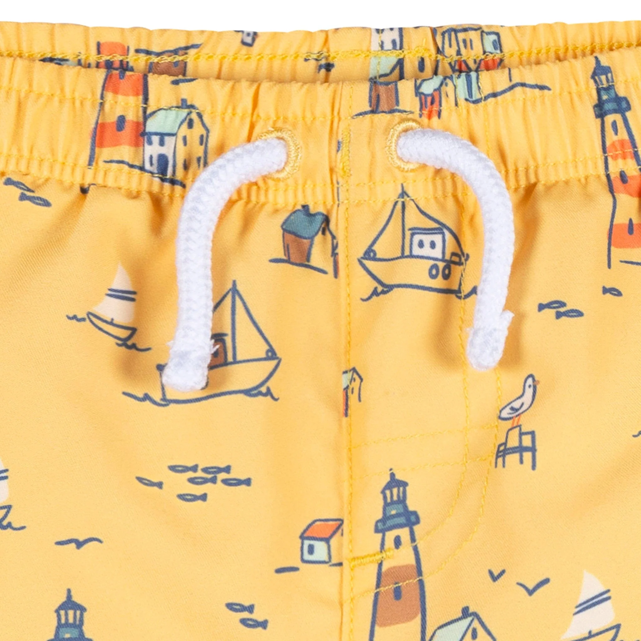 2-Pack Baby & Toddler Boys UPF 50+ Lighthouse Swim Trunks - Image 8