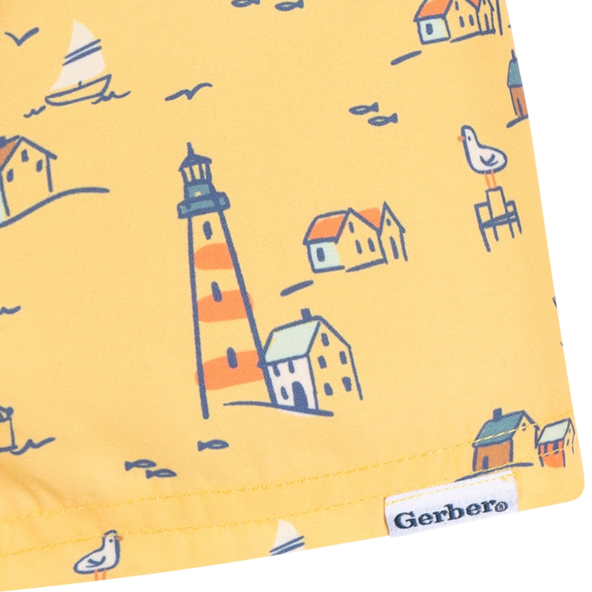 2-Pack Baby & Toddler Boys UPF 50+ Lighthouse Swim Trunks - Image 9