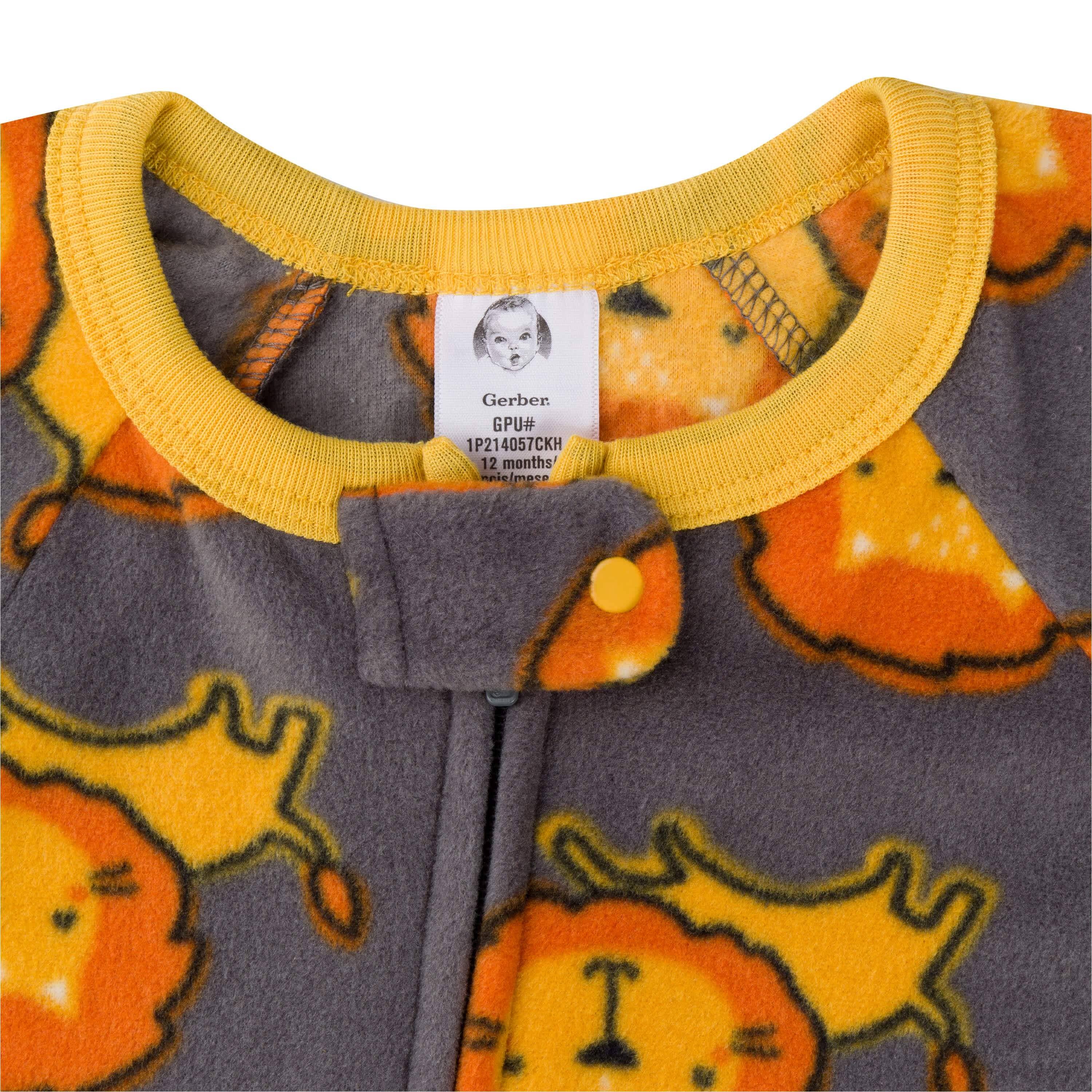 2-Pack Baby & Toddler Boys Lion Fleece Pajamas - Image 3