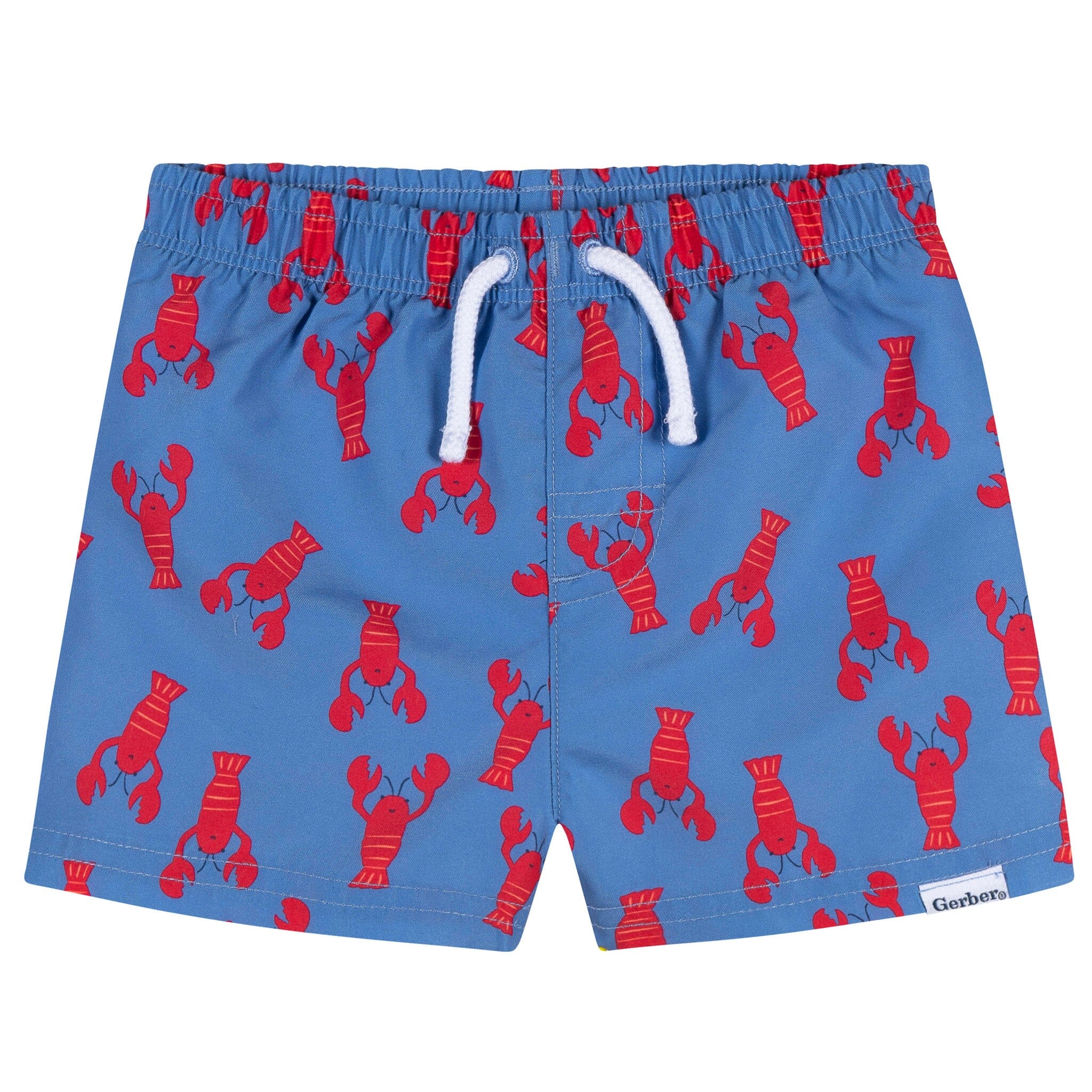 2-Pack Baby & Toddler Boys UPF 50+ Lobsters Swim Trunks - Image 6