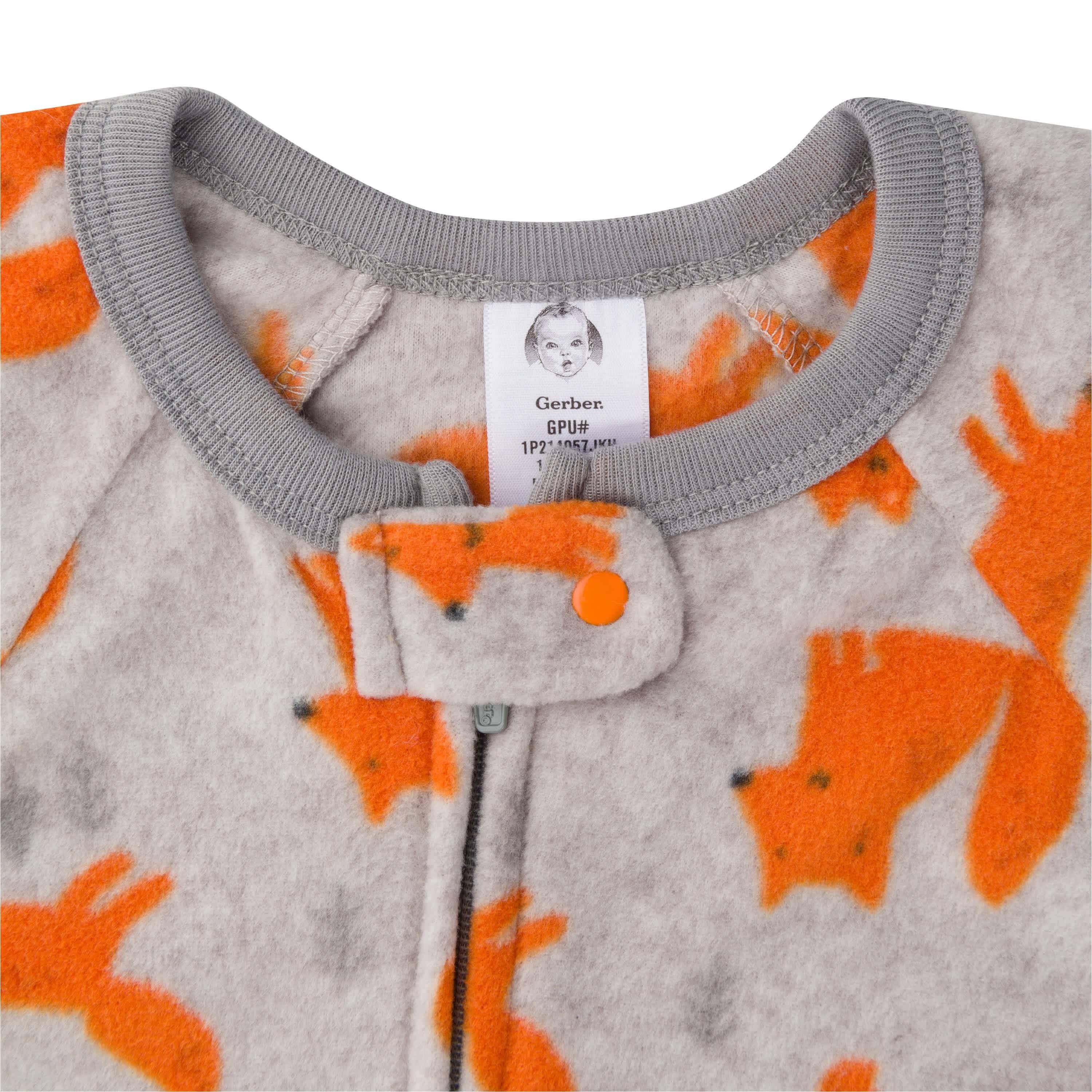 2-Pack Baby & Toddler Boys Small Fox Fleece Pajamas - Image 2