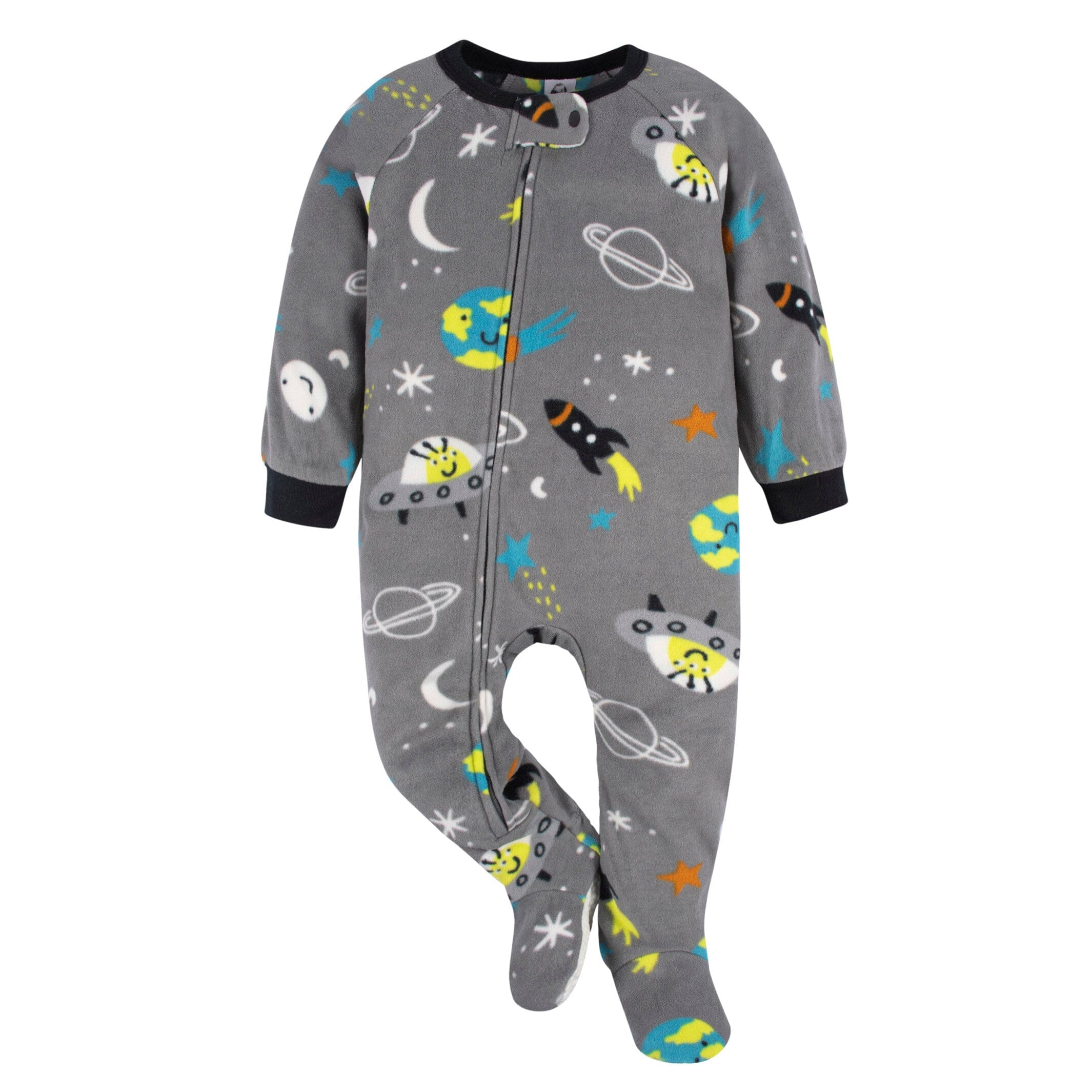 2-Pack Toddler Boys Space Fleece Pajamas, 5T - Image 2