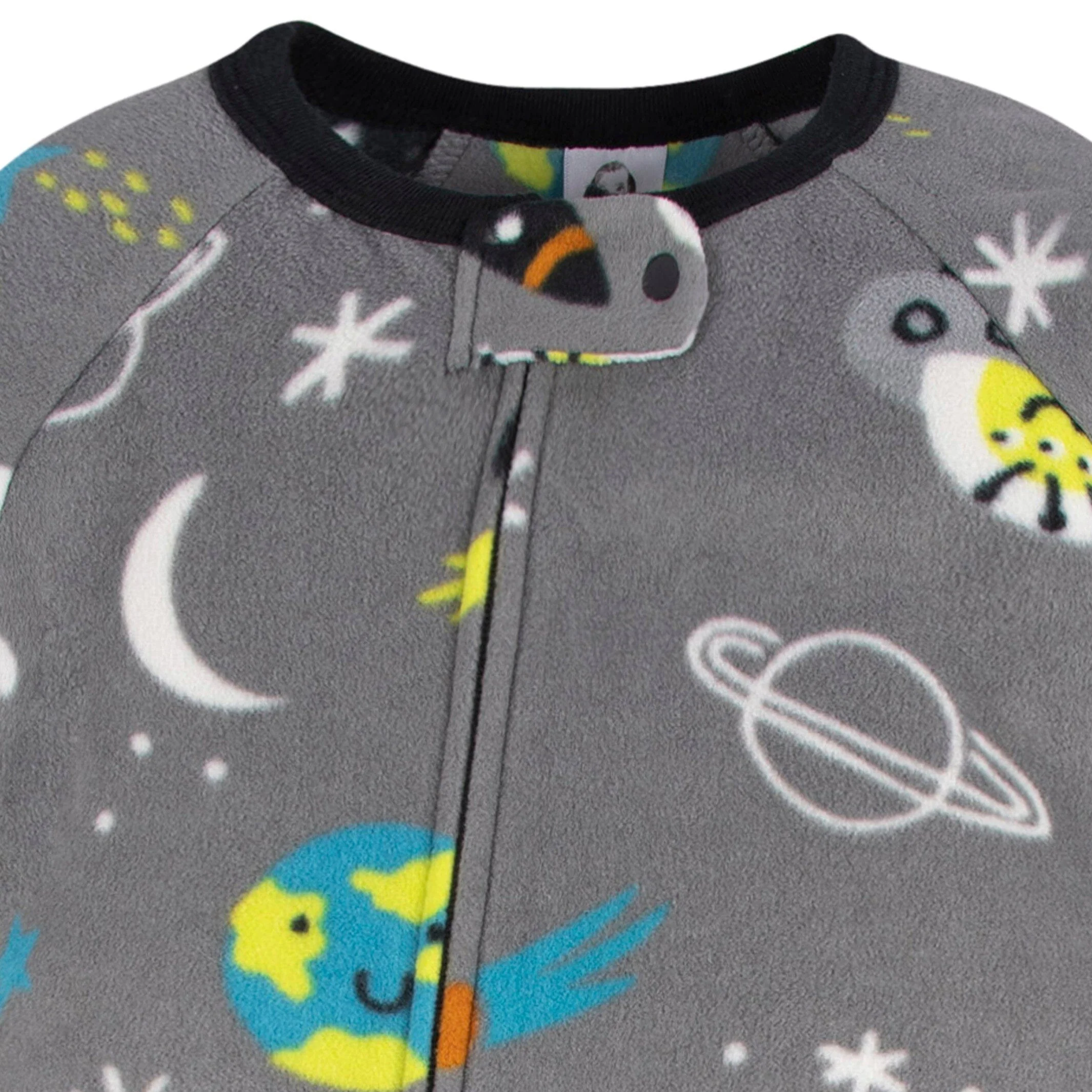 2-Pack Toddler Boys Space Fleece Pajamas, 5T - Image 3