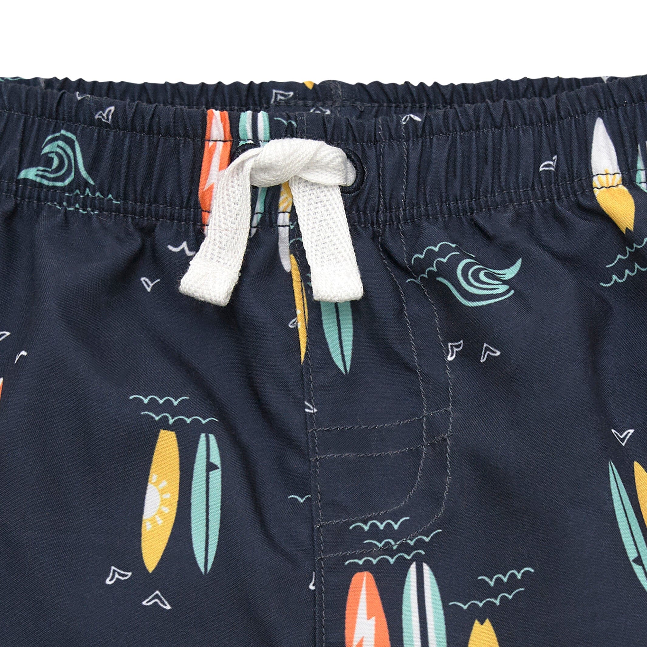 2-Pack Baby & Toddler Boys UPF 50+ Surfboard Swim Trunks - Image 5