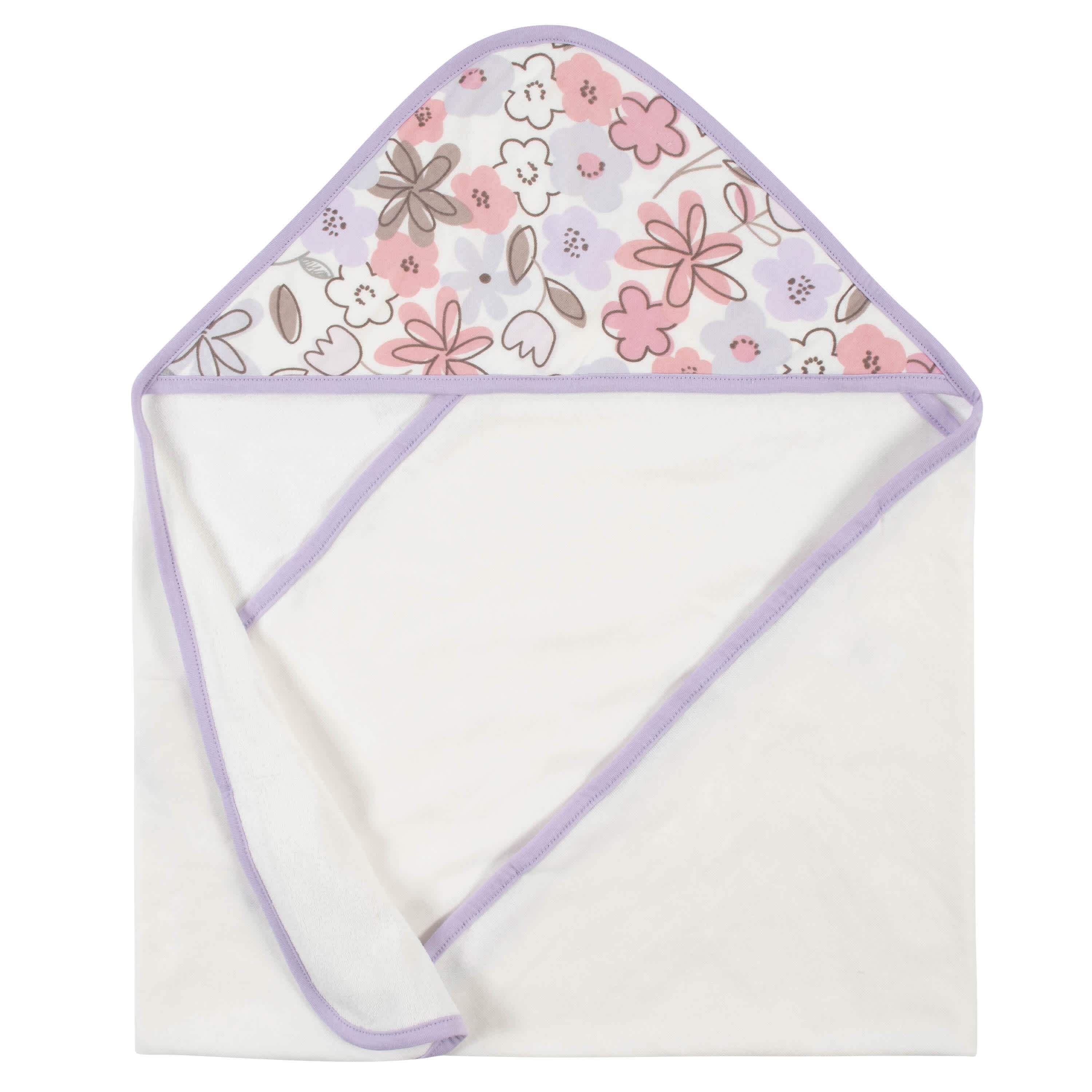 2-Pack Baby Girls Bunny Ballerina Hooded Towels - Image 4