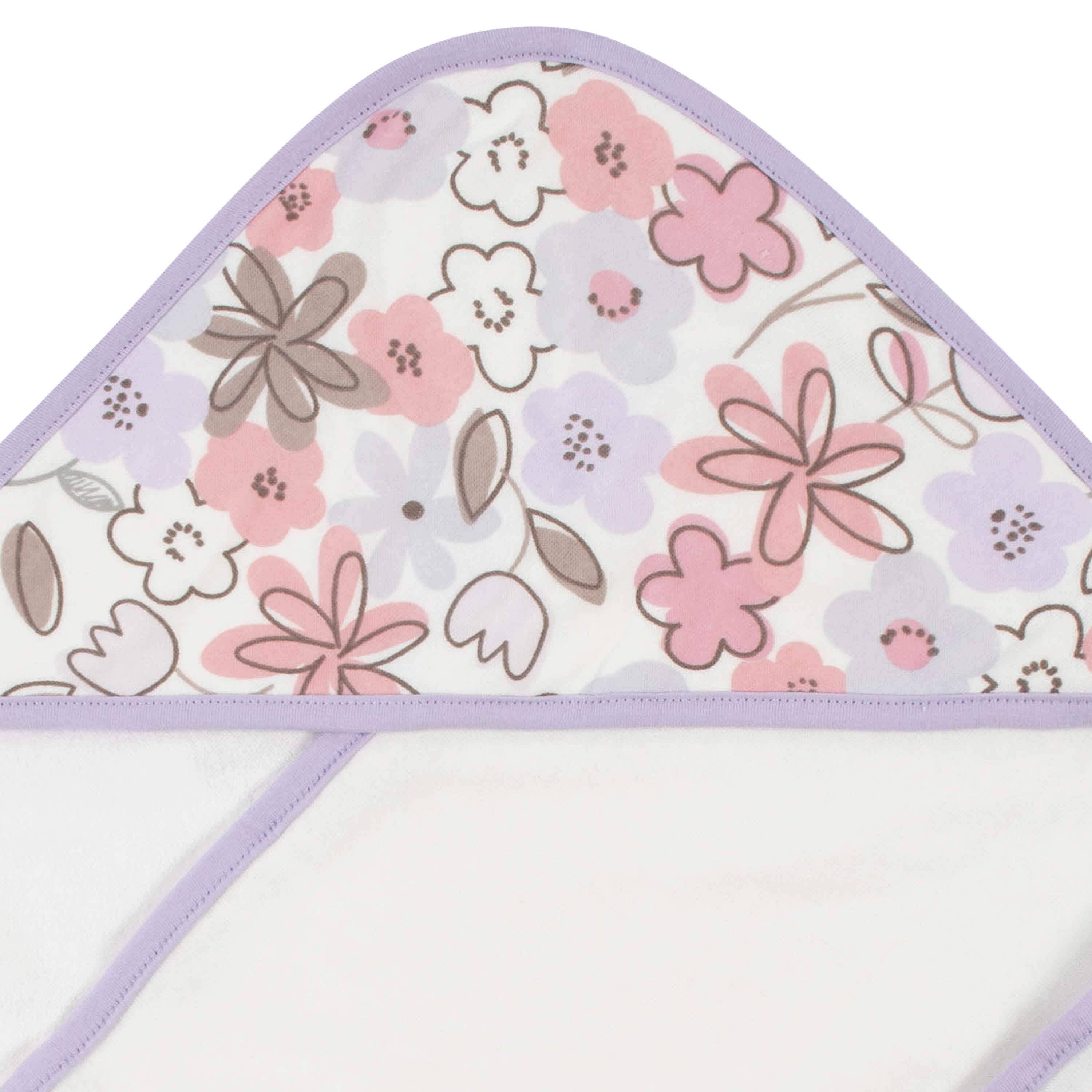 2-Pack Baby Girls Bunny Ballerina Hooded Towels - Image 5