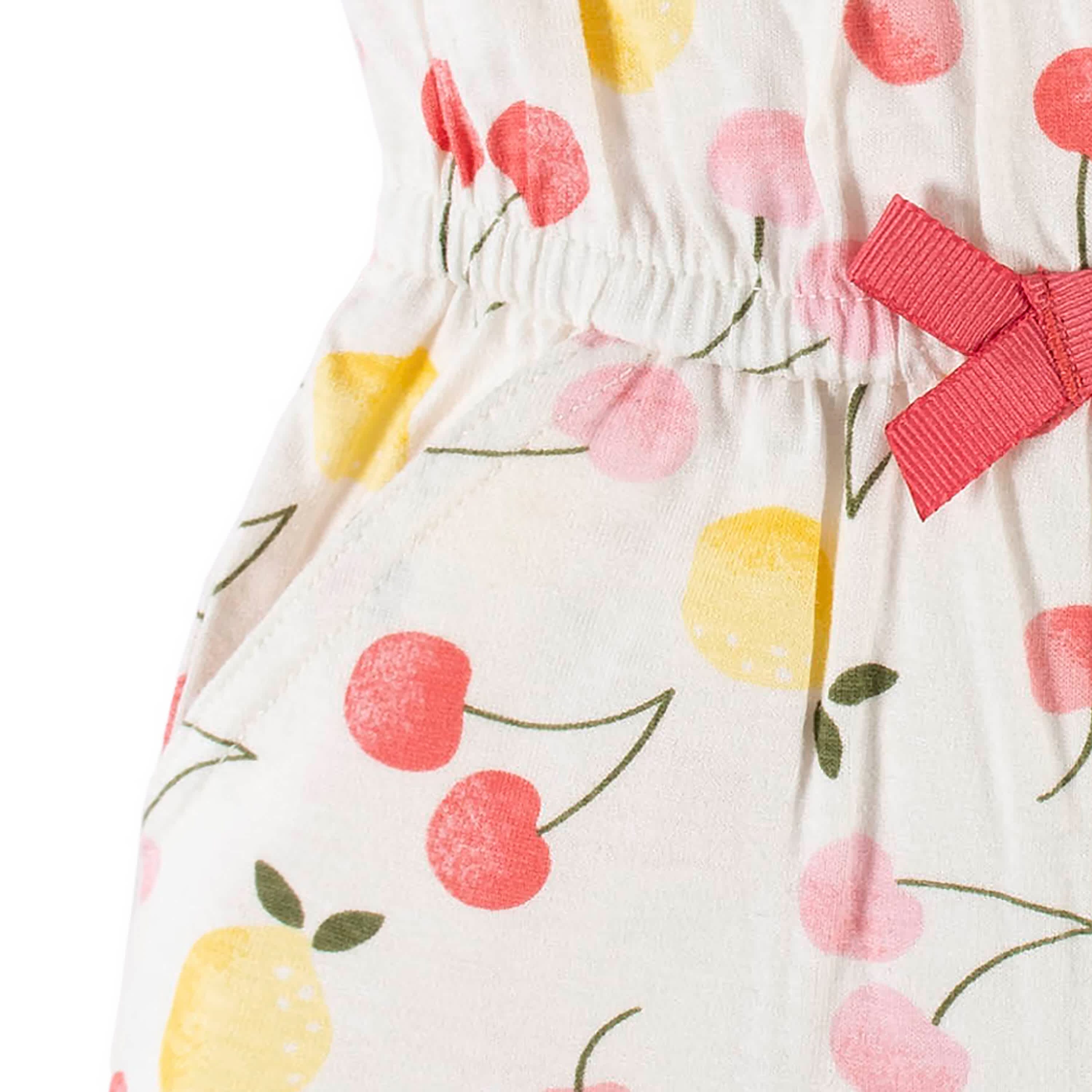 2-Pack Baby & Toddler Girls Cherry Kisses Tank Rompers - Image 11