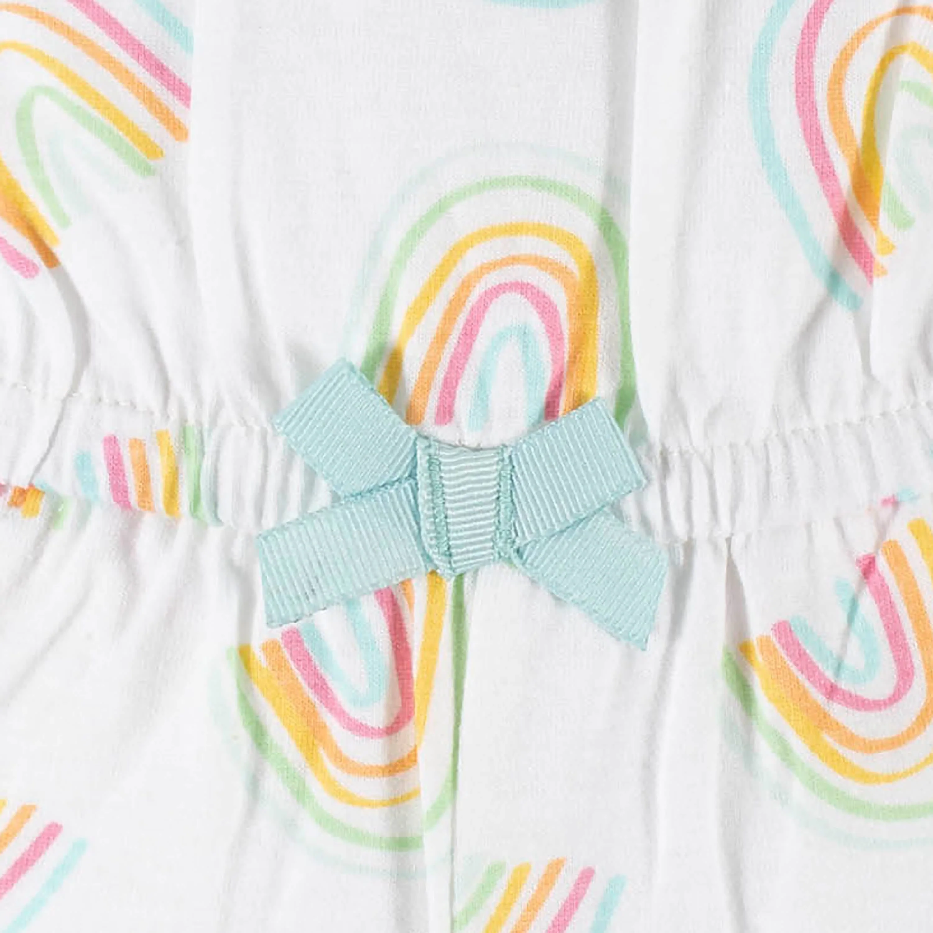 2-Pack Baby & Toddler Girls Dots Of Rainbows Tank Rompers - Image 10