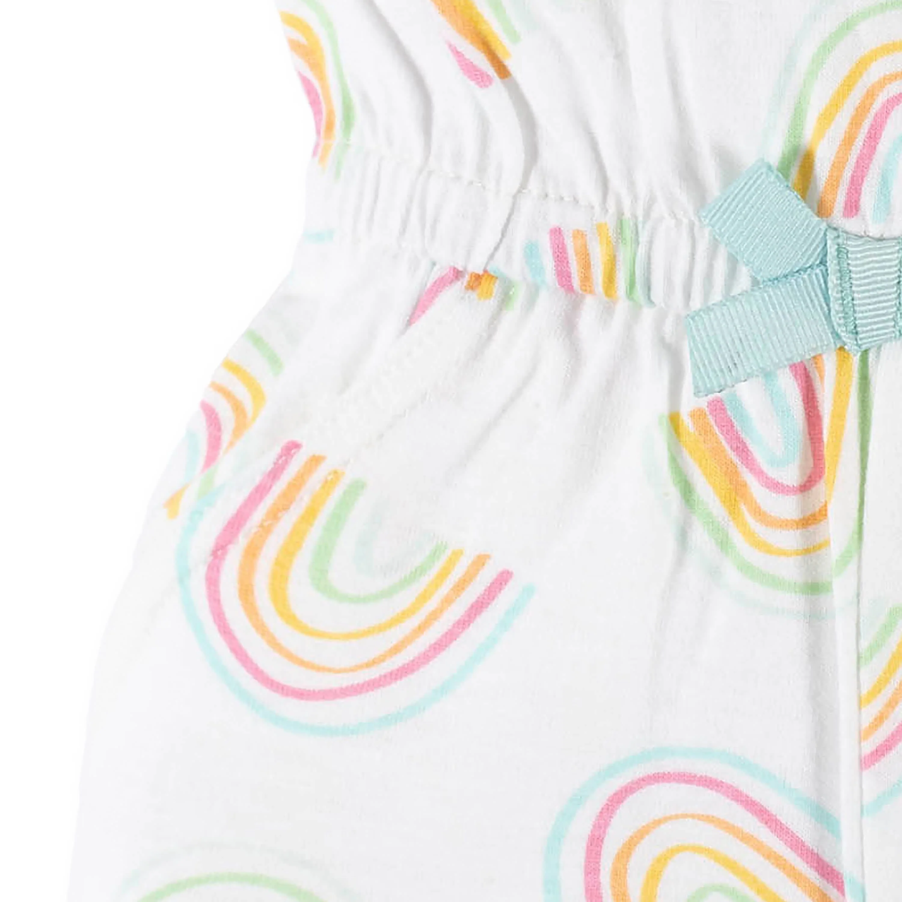 2-Pack Baby & Toddler Girls Dots Of Rainbows Tank Rompers - Image 11