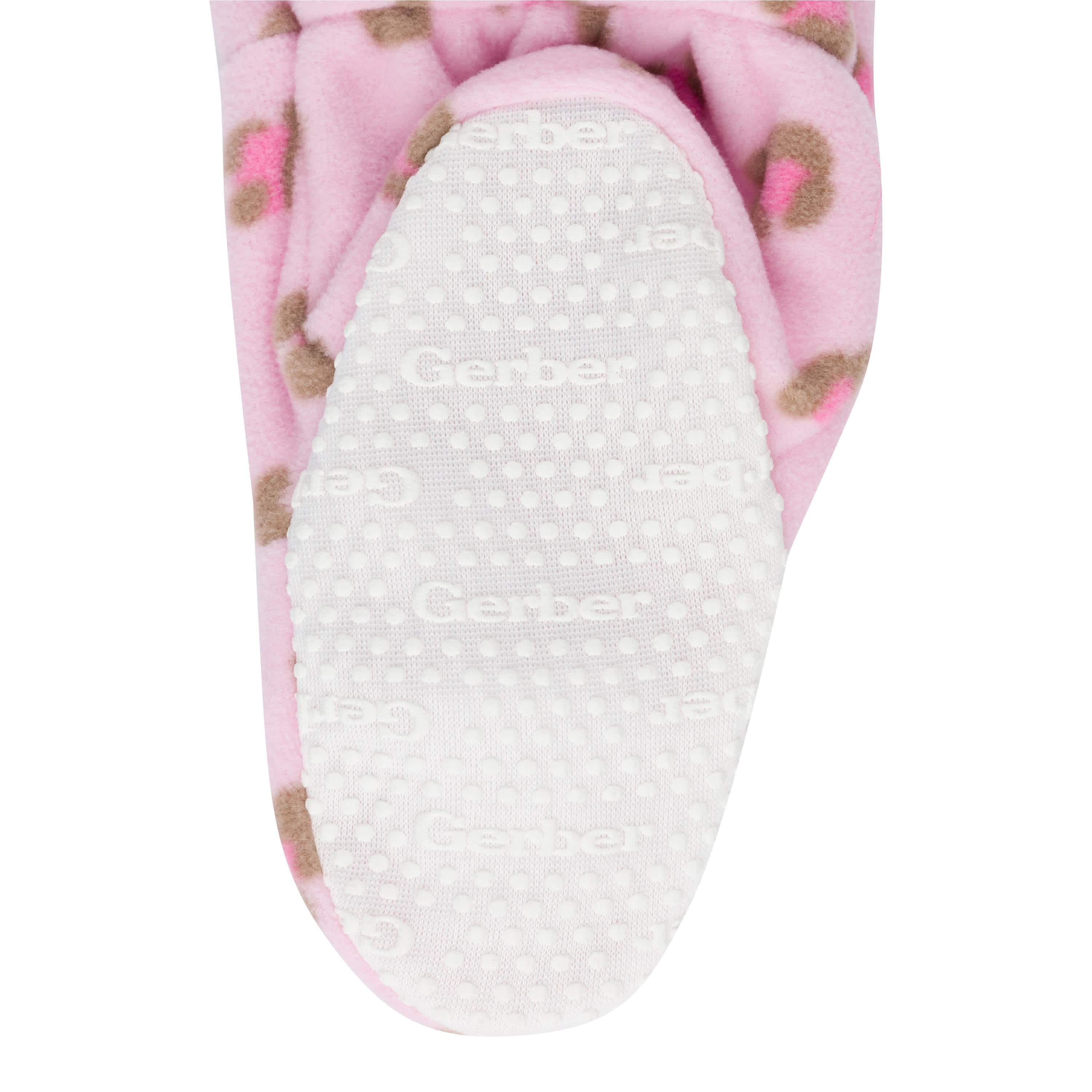 2-Pack Baby & Toddler Girls Leopard Fleece Pajamas - Image 5