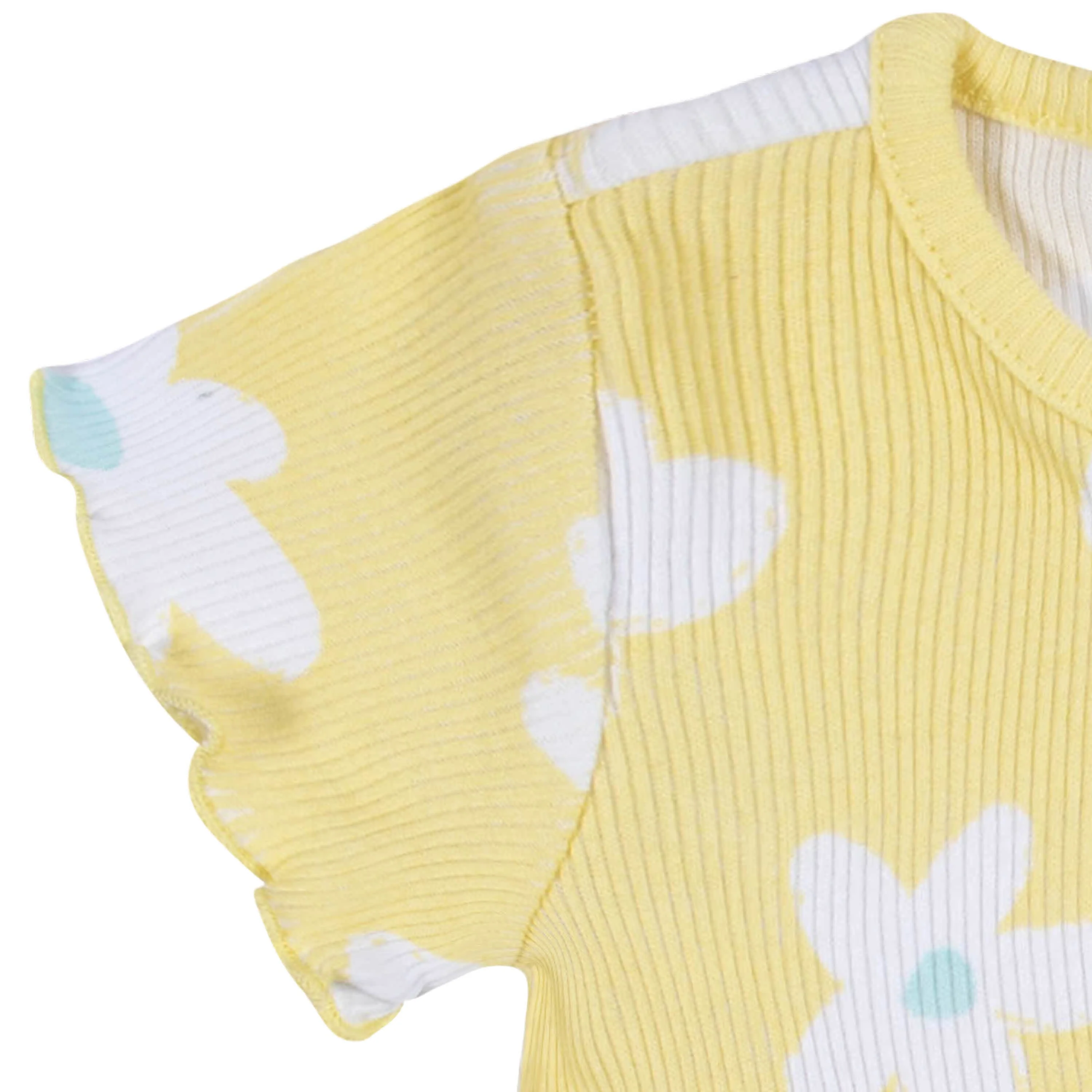 2-Pack Toddler Girls Picnic Day Dreams Short Sleeve Cotton Dresses - Image 4