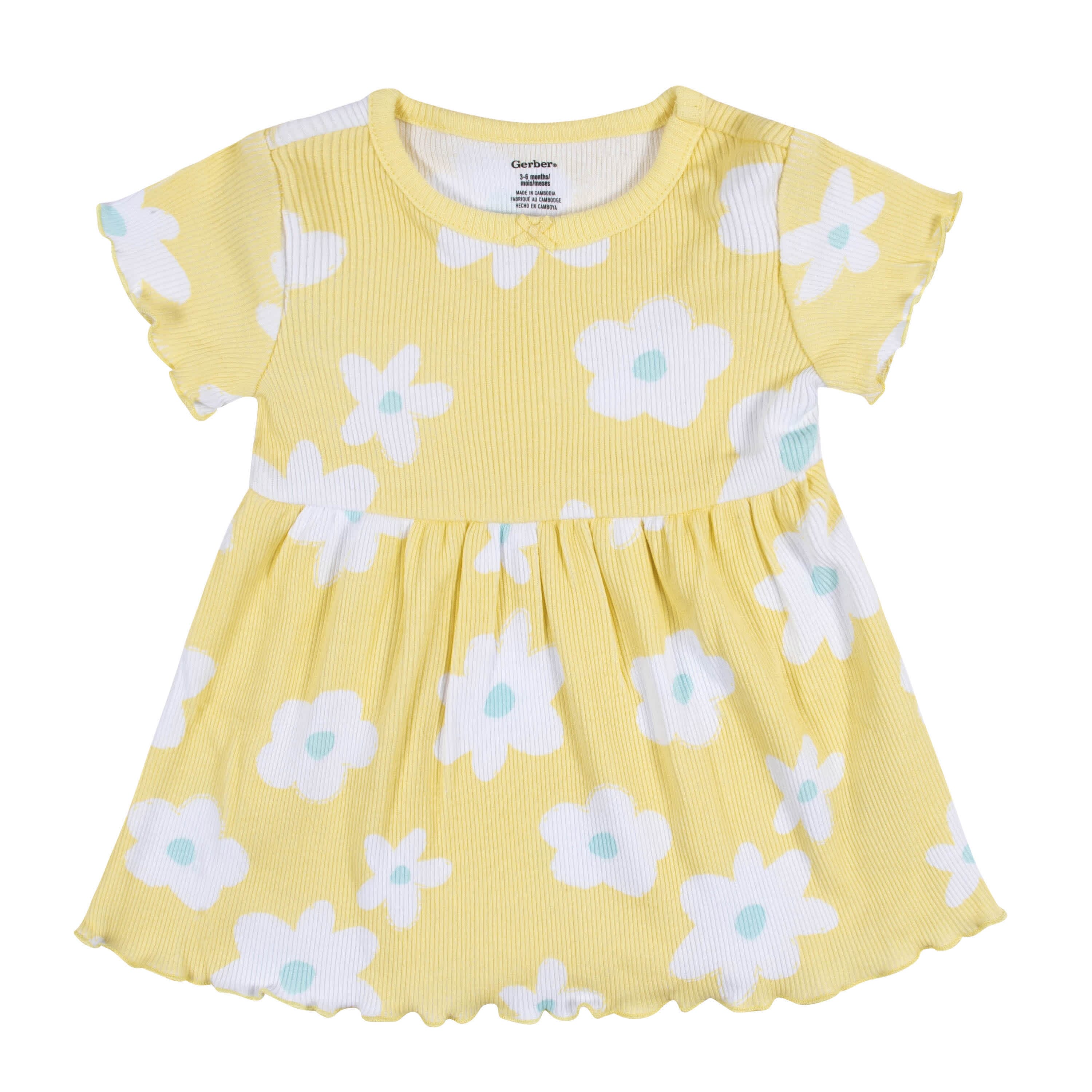 2-Pack Toddler Girls Picnic Day Dreams Short Sleeve Cotton Dresses - Image 6