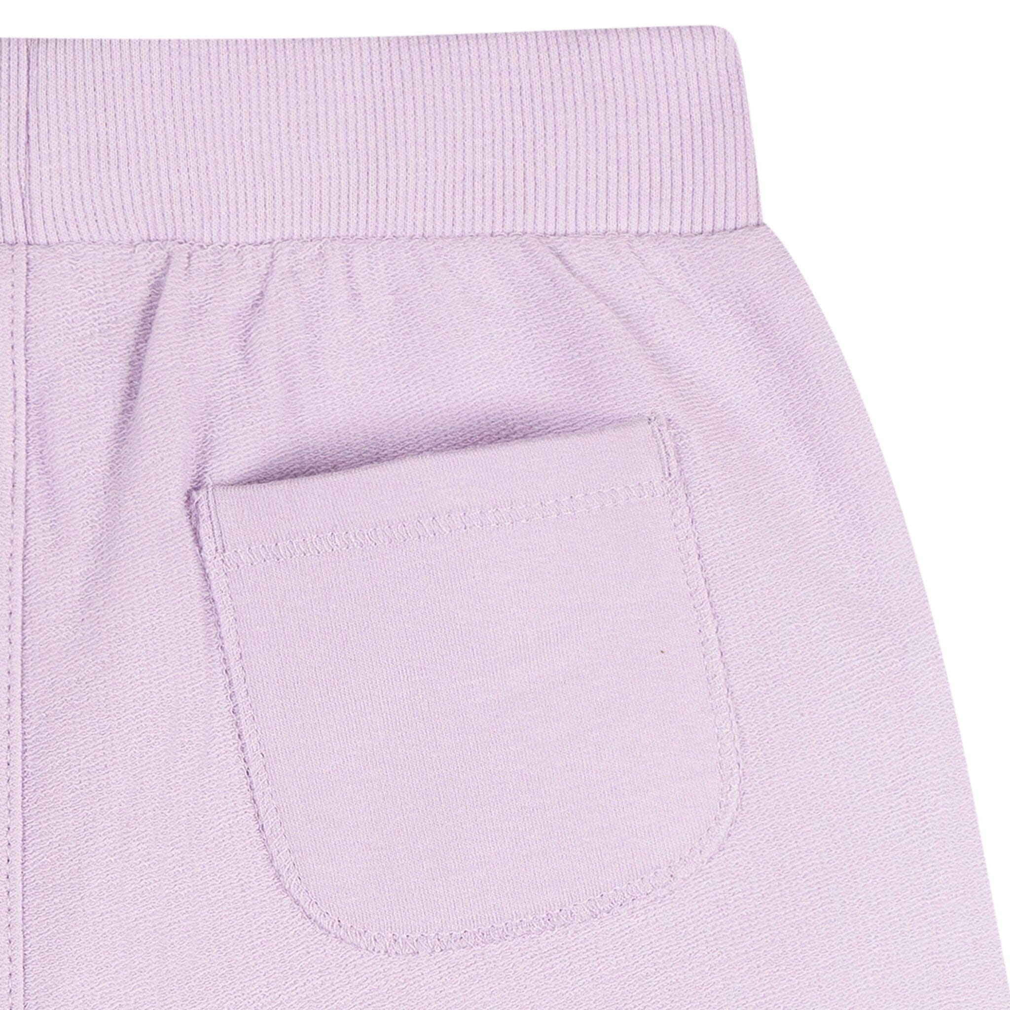 2-Pack Baby & Toddler Girls Pink & Purple Knit Shorts - Image 7