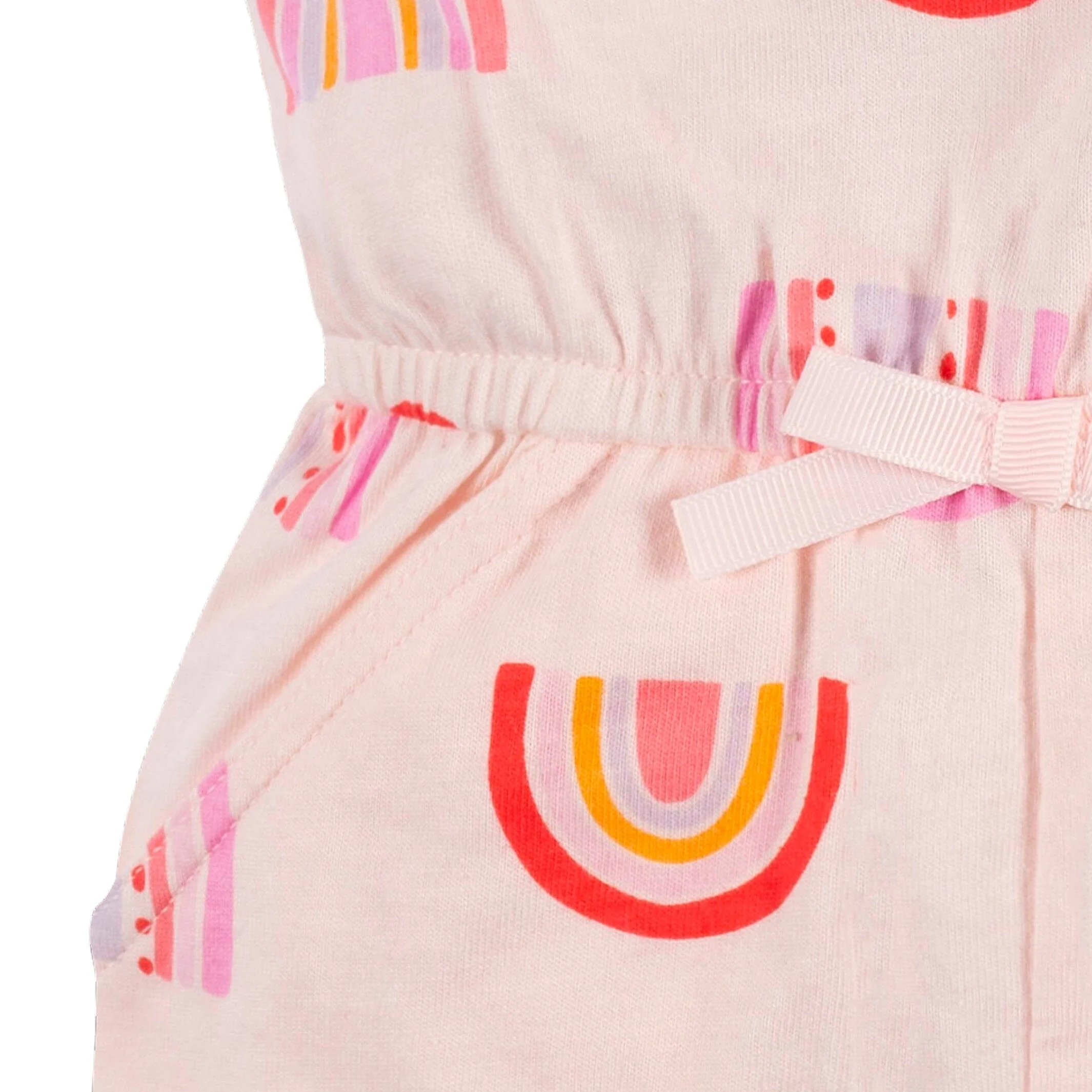 2-Pack Baby & Toddler Girls Rainbow Dreams Tank Rompers - Image 5