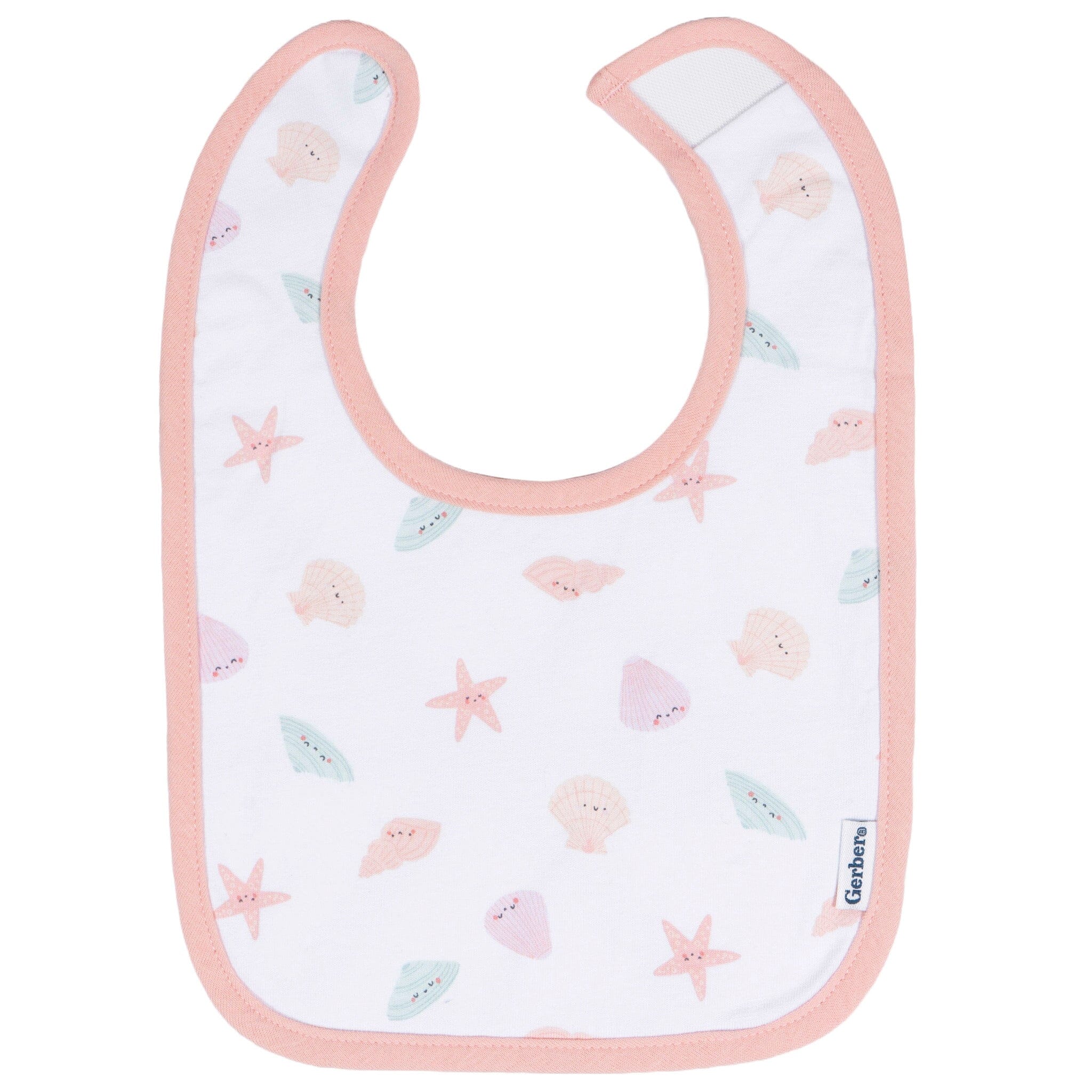 2-Pack Baby Girls She Sells Sea Shells Dribbler Bibs - Image 2