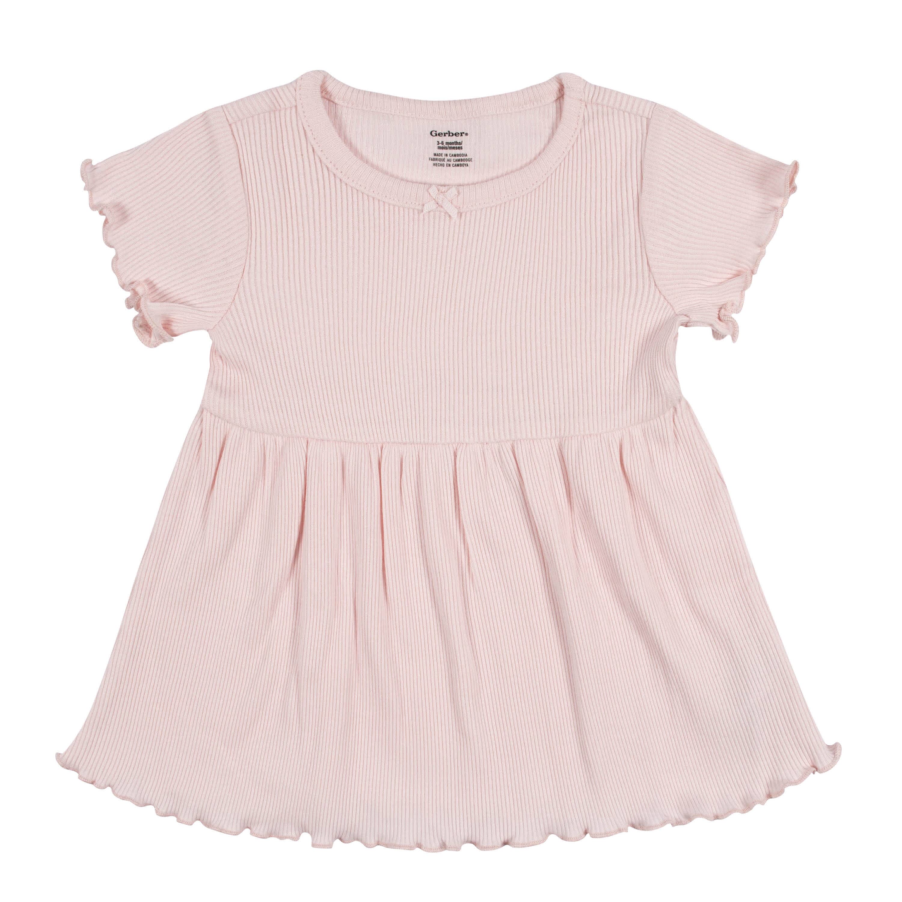 2-Pack Toddler Girls Sweet Florals Short Sleeve Cotton Dresses - Image 4