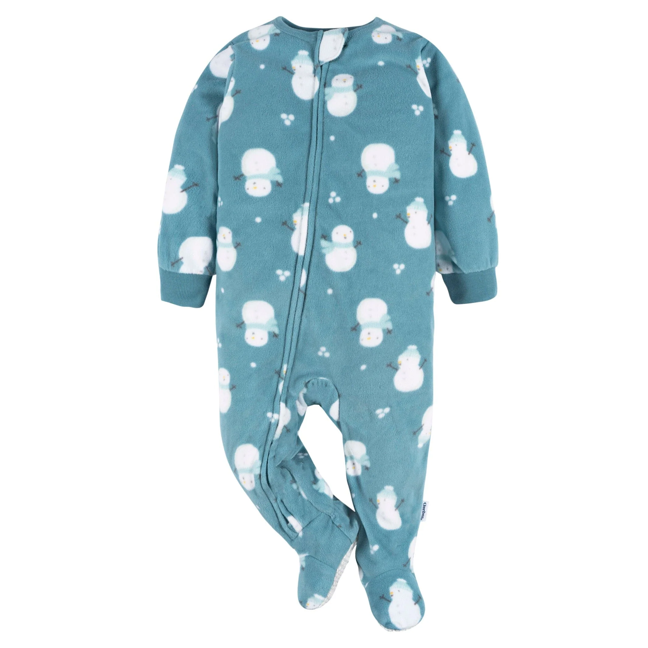 2-Pack Toddler Neutral Blue Winter Items Fleece Pajamas, 5T - Image 2
