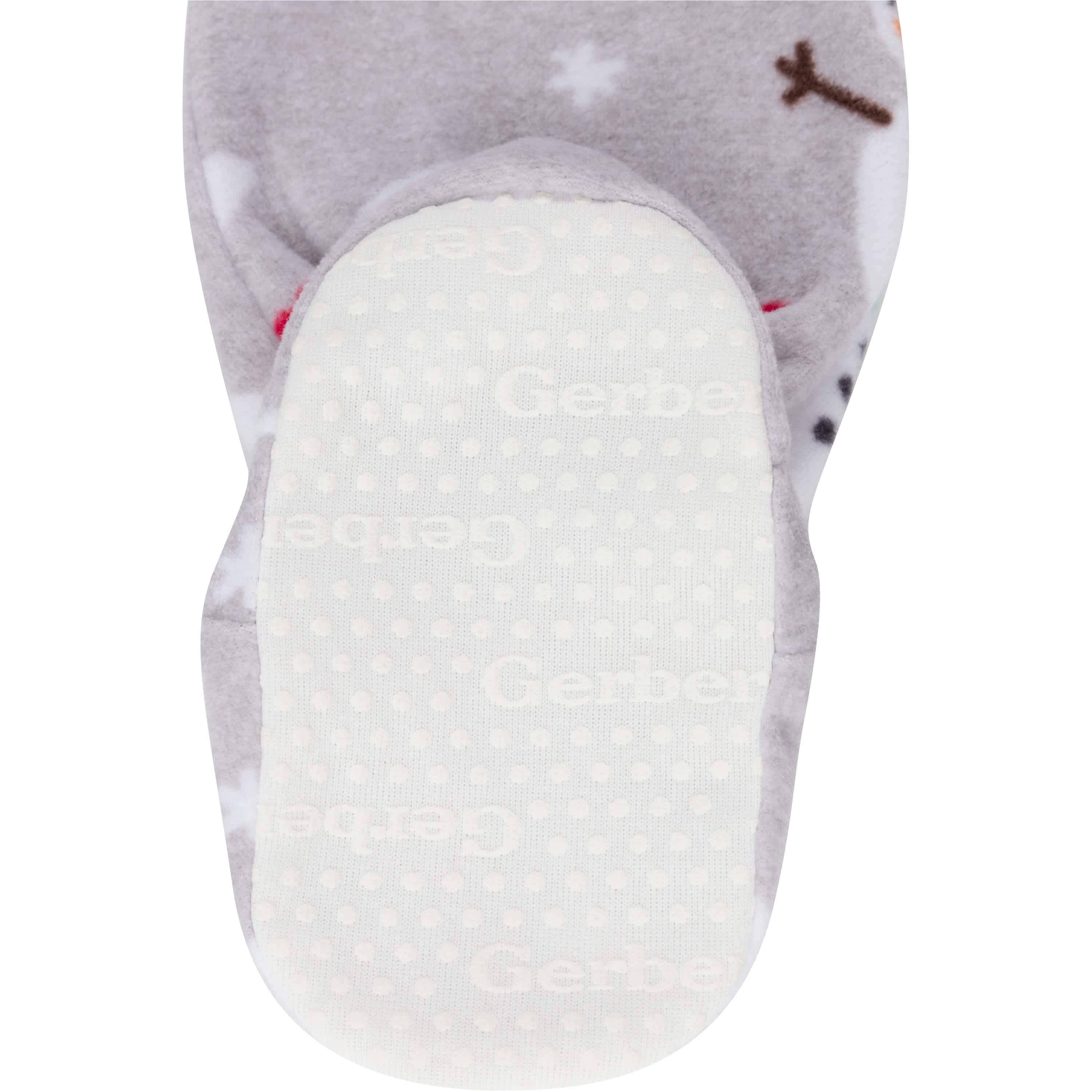 2-Pack Baby & Toddler Neutral Frosty Fleece Pajamas - Image 4