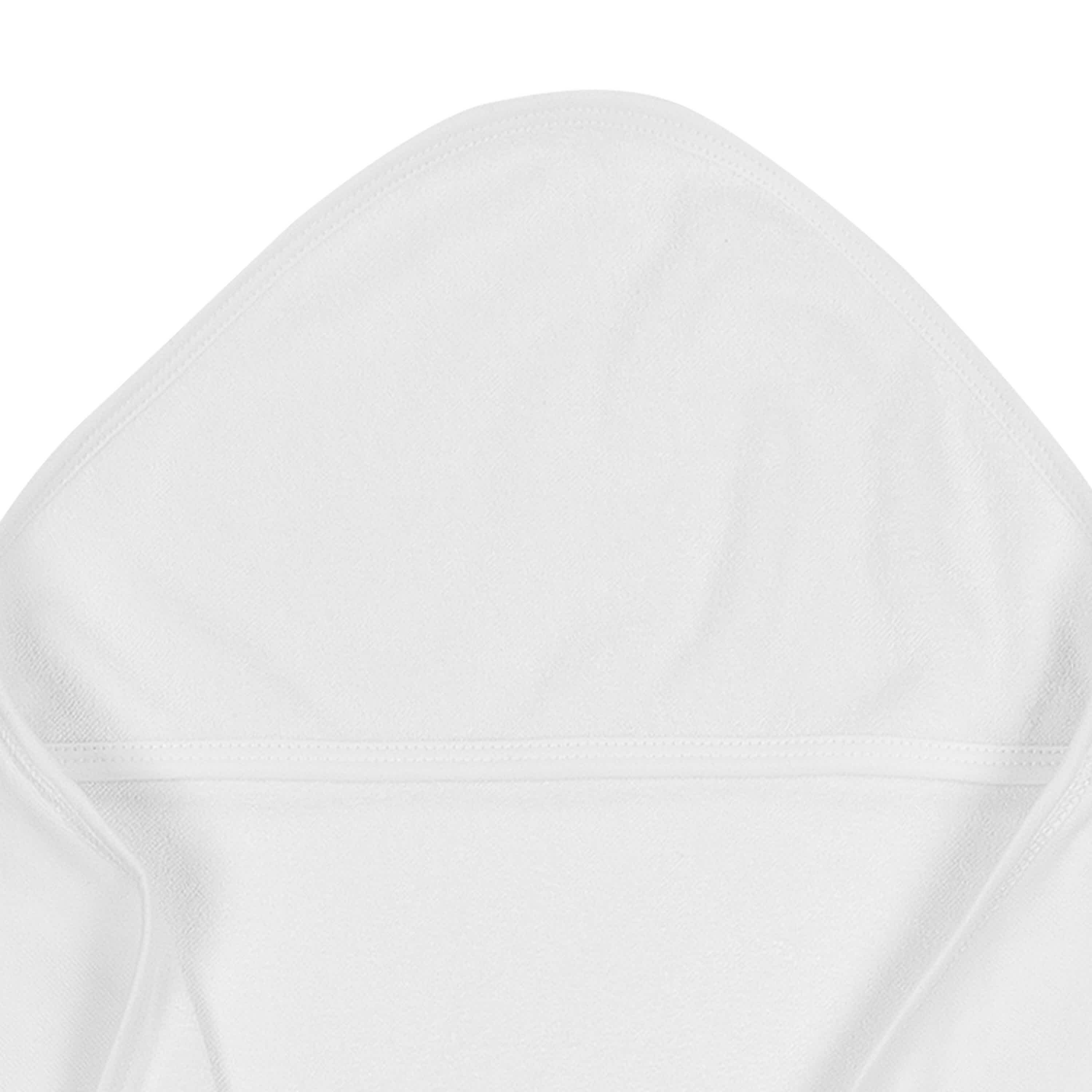 2-Pack Baby Neutral White Hooded Towels - Image 3