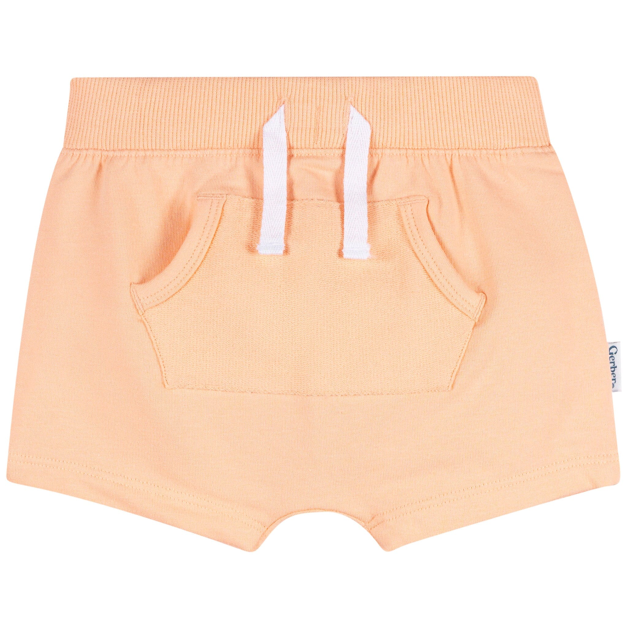 2-Pack Baby Boys Aqua & Peach Shorts - Image 2