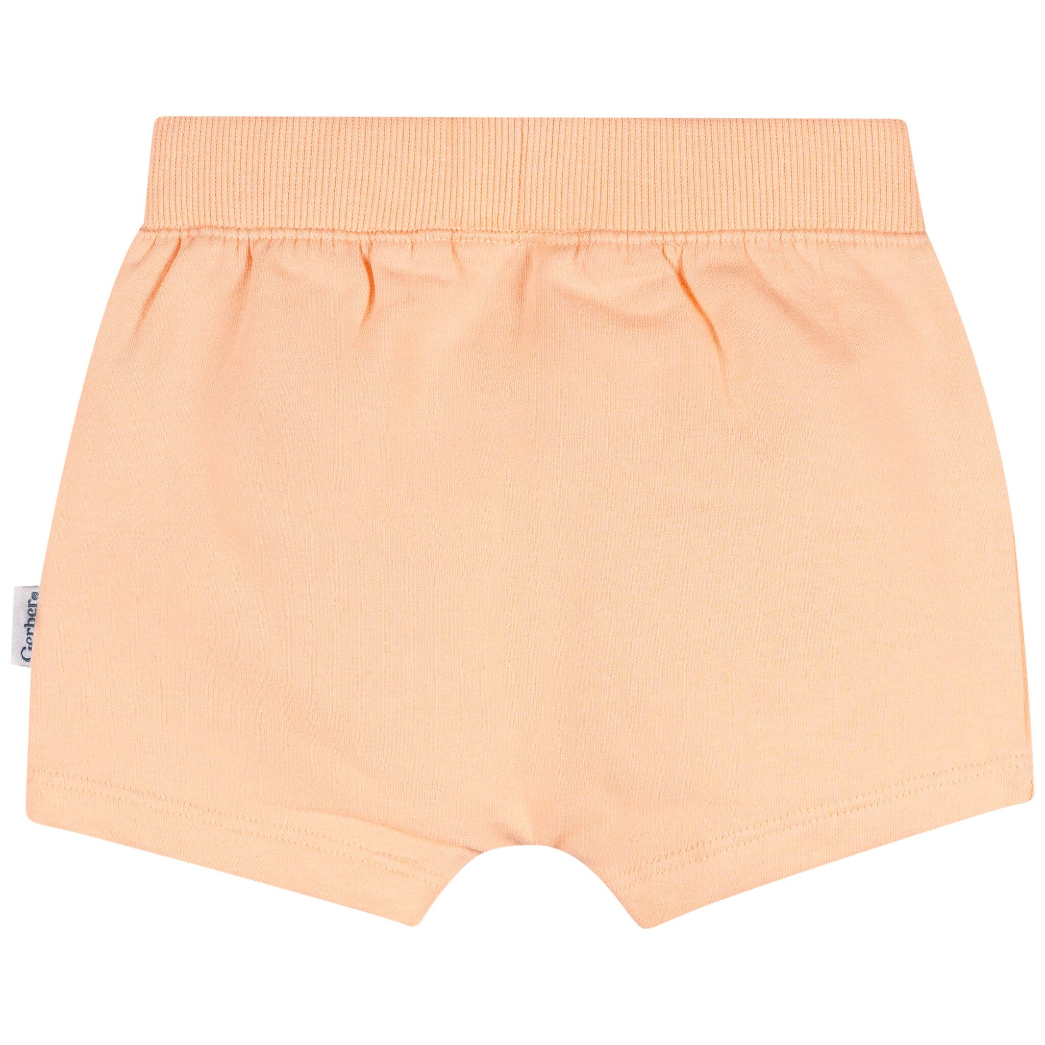 2-Pack Baby Boys Aqua & Peach Shorts - Image 3