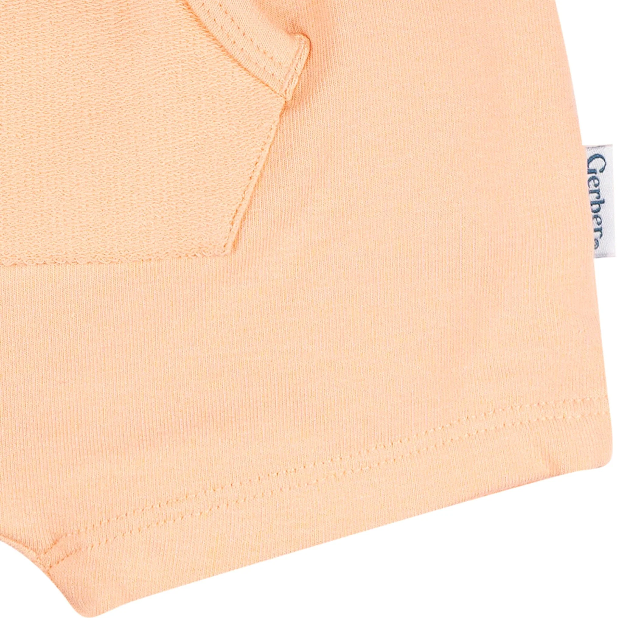 2-Pack Baby Boys Aqua & Peach Shorts - Image 6