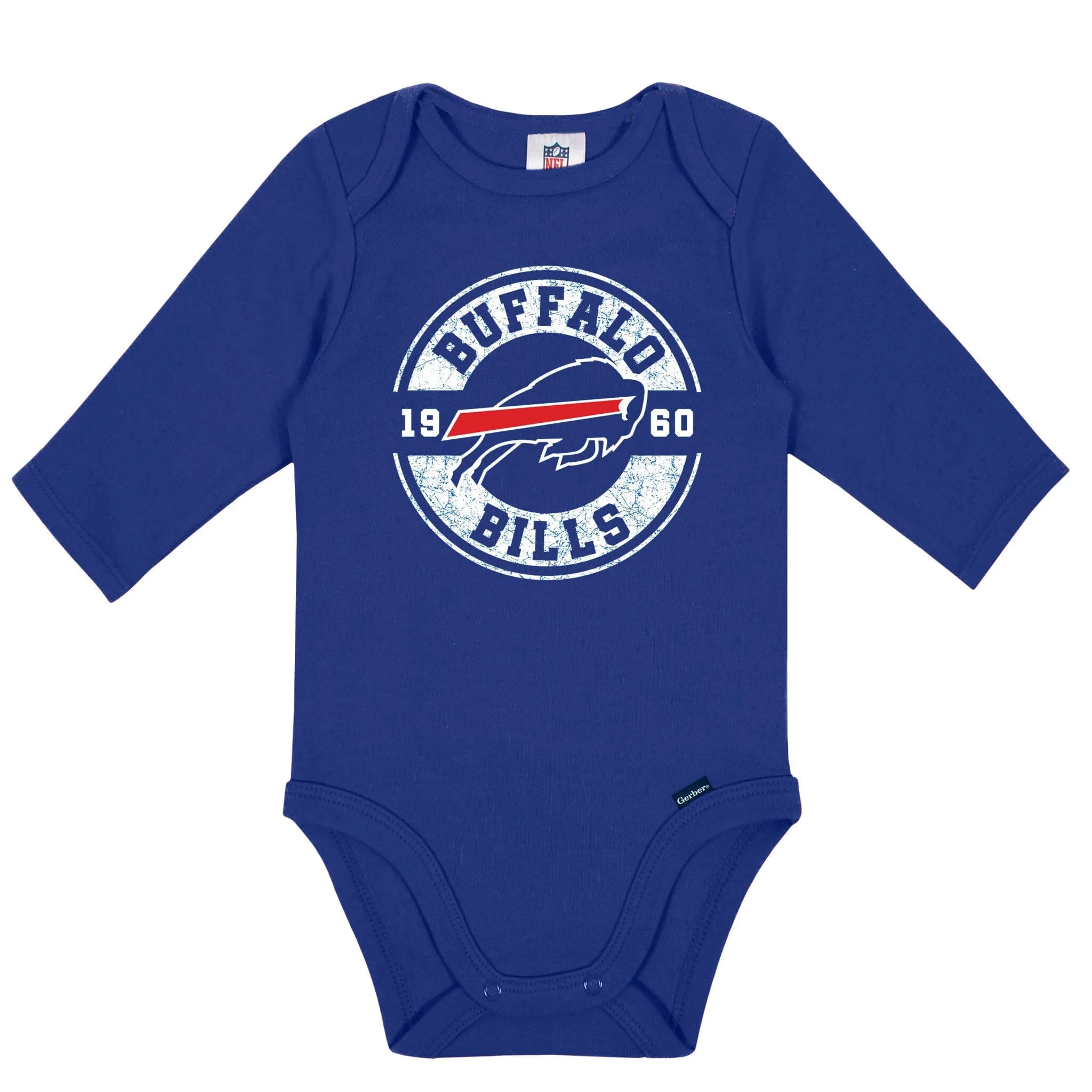 2-Pack Baby Boys Buffalo Bills Long Sleeve Bodysuits - Image 3