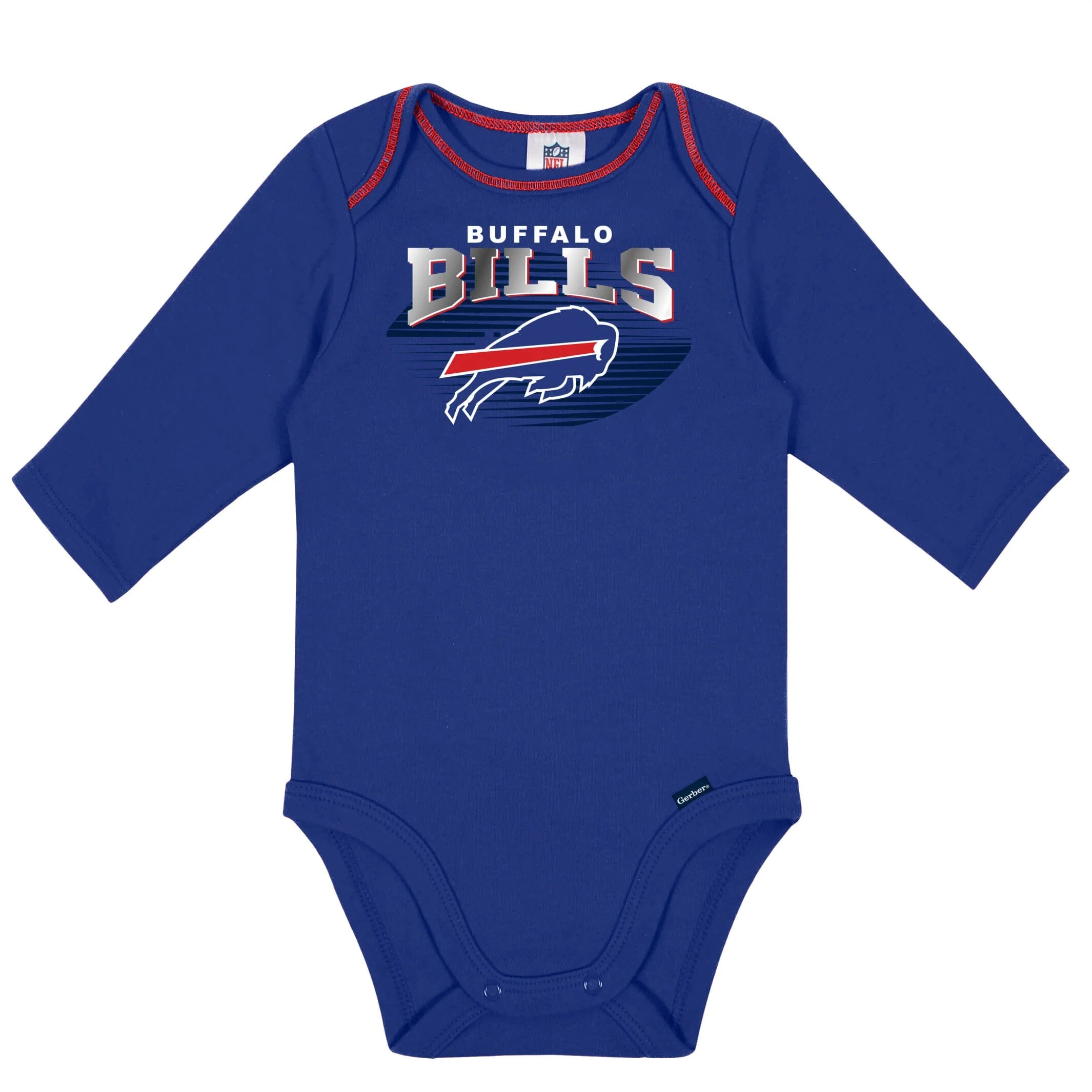 2-Pack Baby Boys Bills Long Sleeve Bodysuits - Image 2